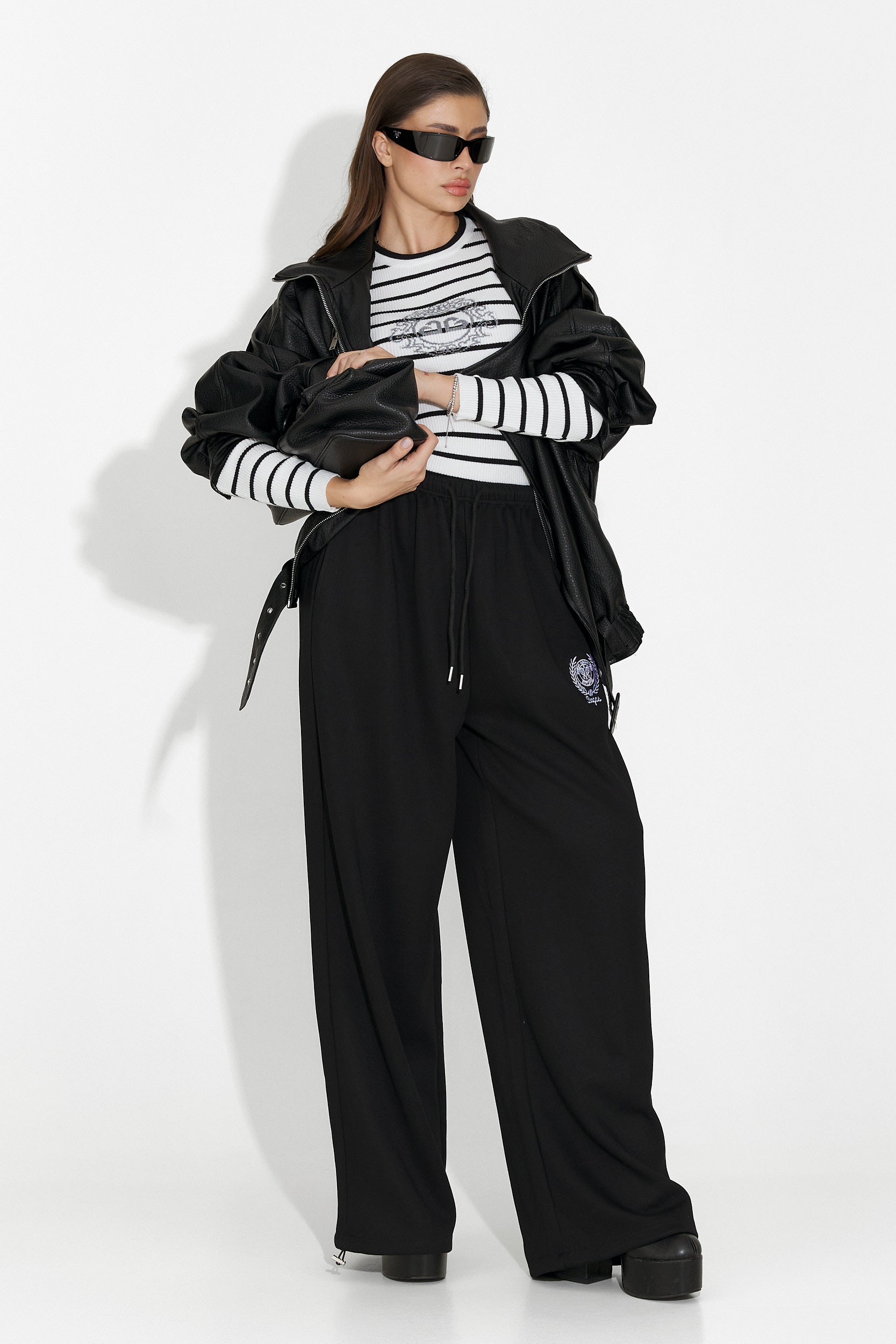 Yoana Bogas Kényelmes Fehér Női Blúz