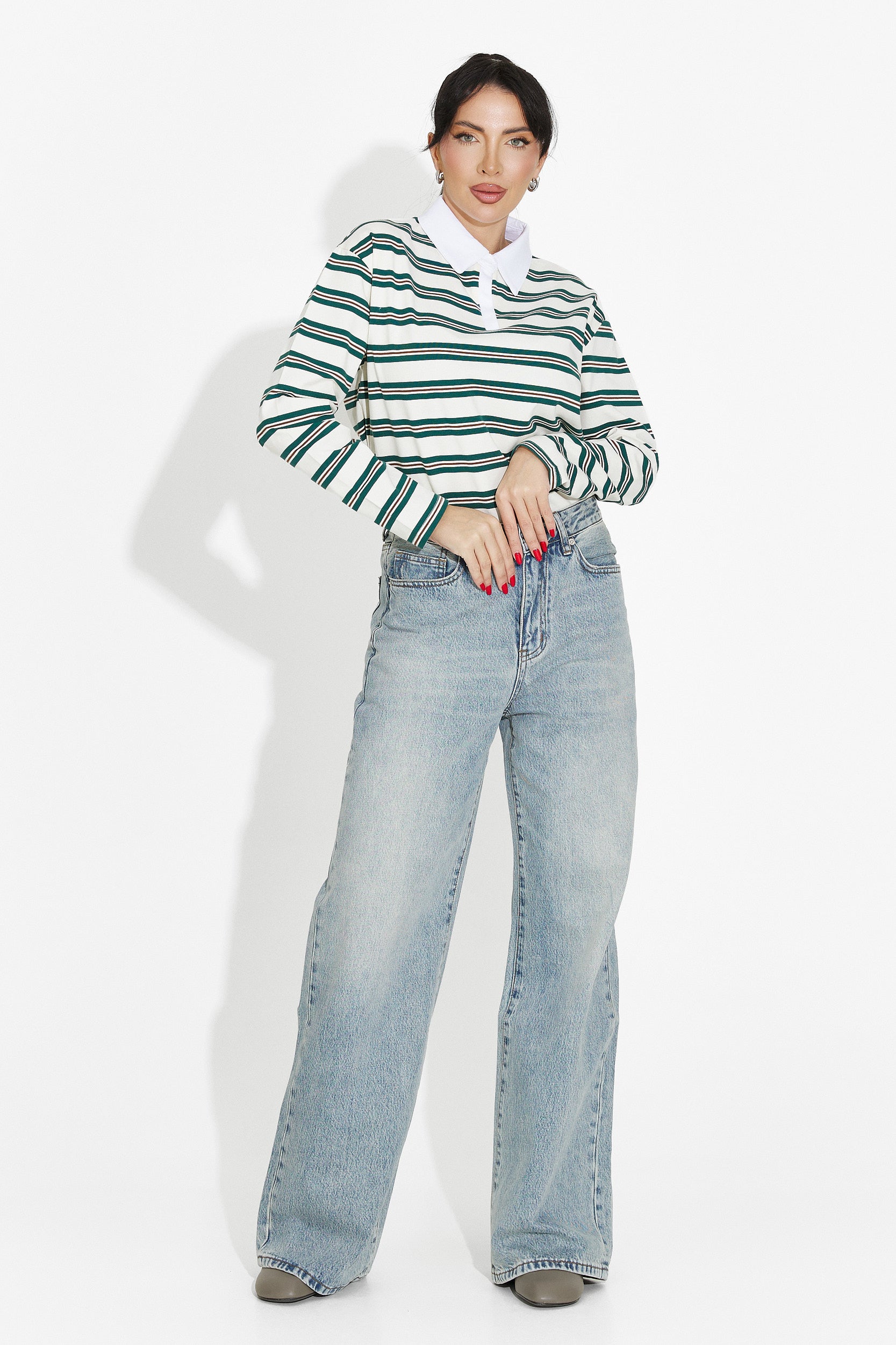 Női alkalmi bézs blúz Paloma Bogas