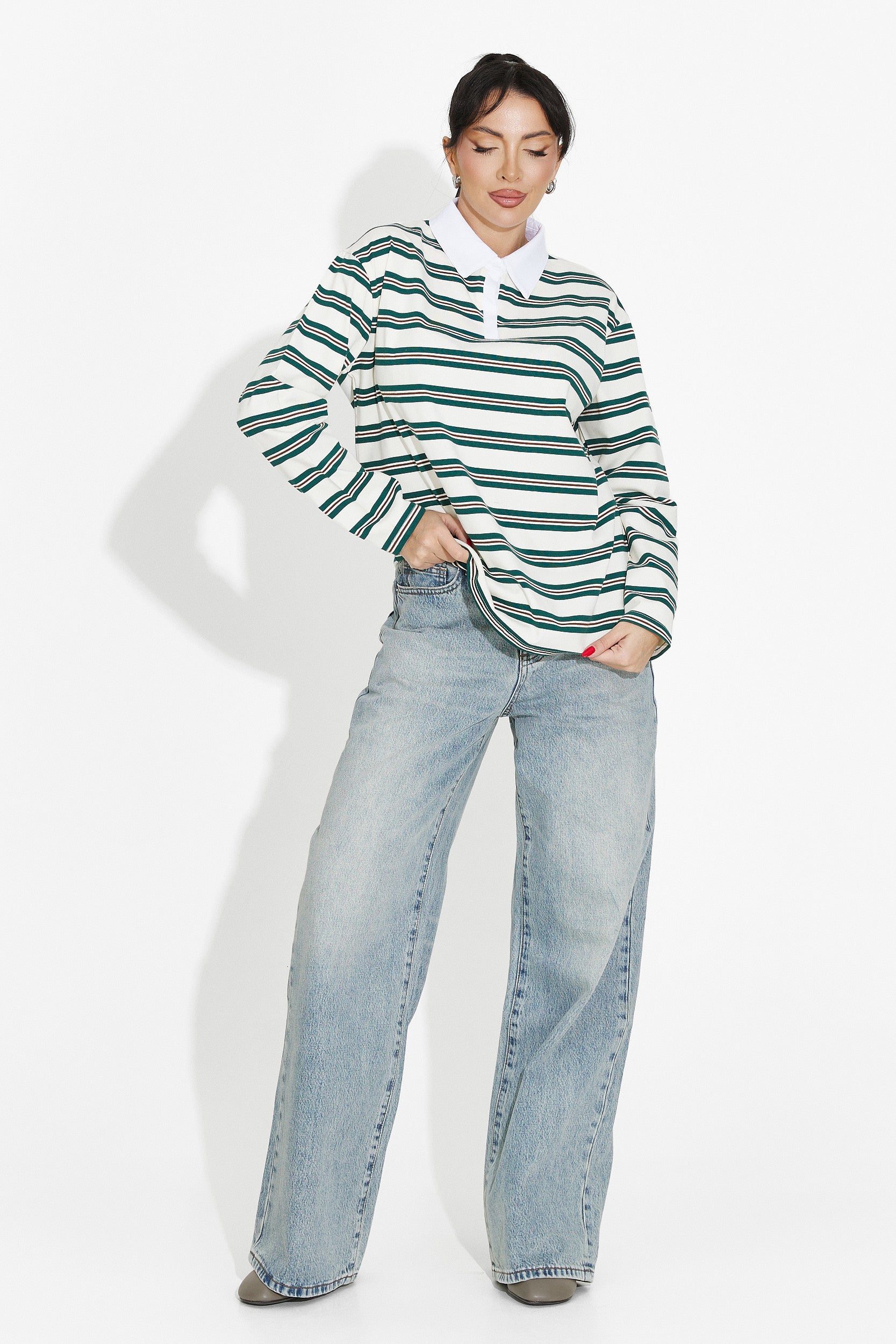 Női alkalmi bézs blúz Paloma Bogas