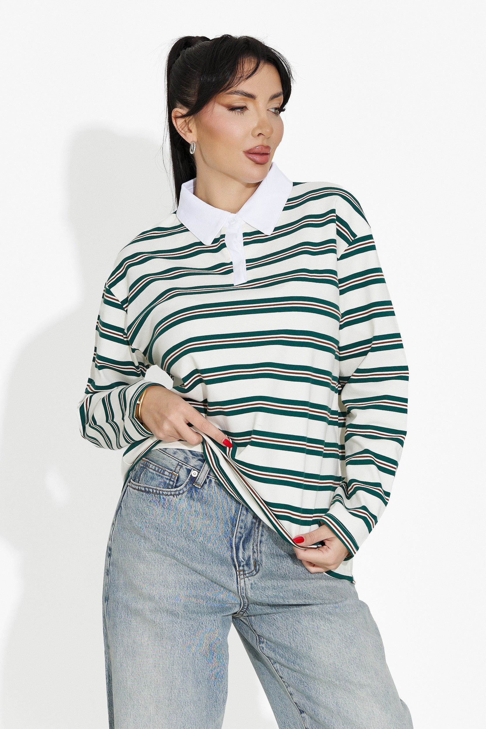 Női alkalmi bézs blúz Paloma Bogas