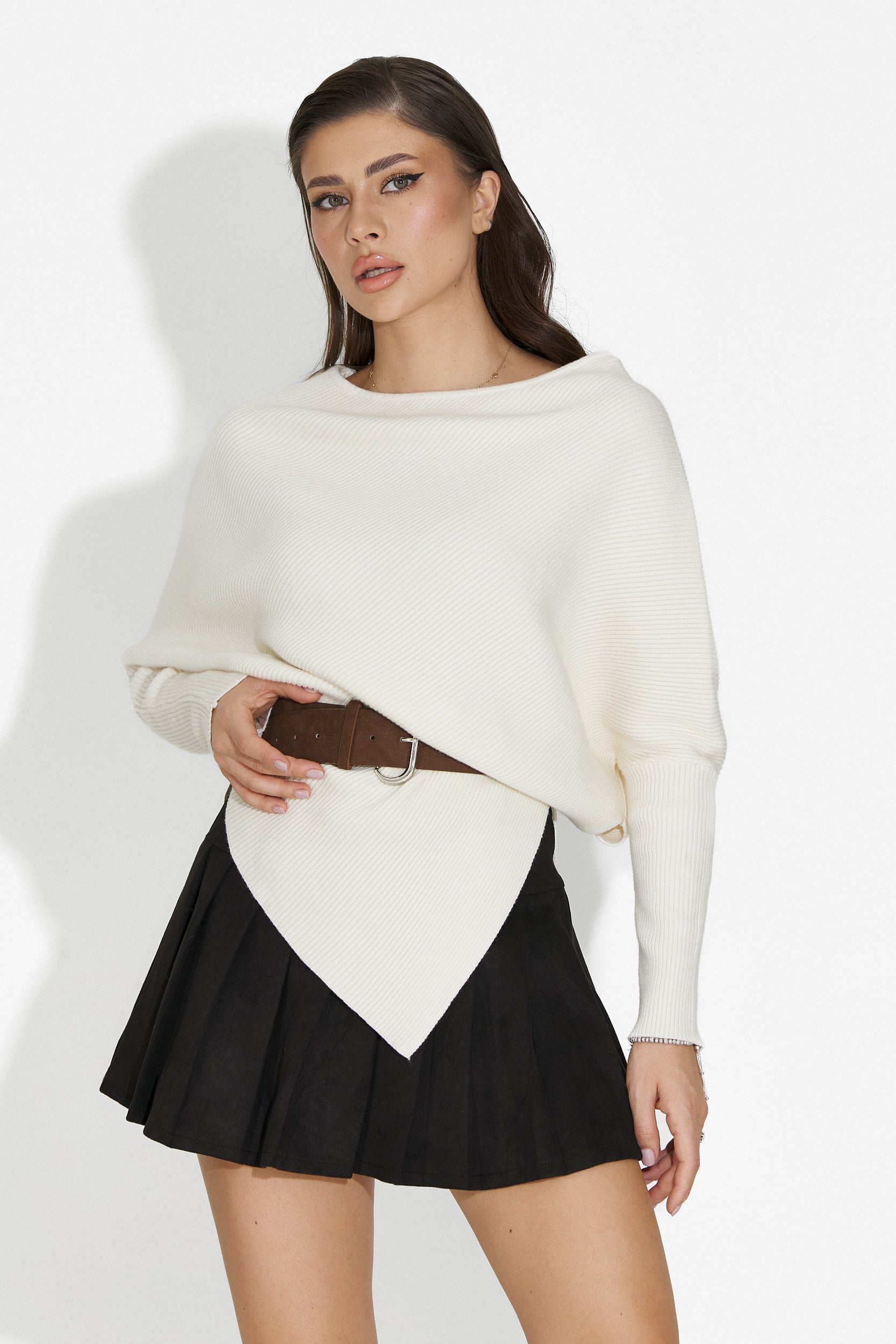 Vedala Bogas női laza bézs blúz