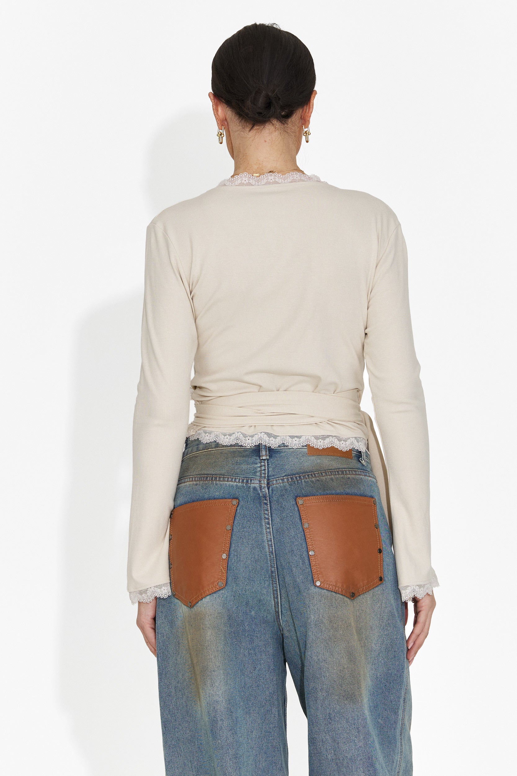 Női alkalmi bézs blúz Zaneta Bogas