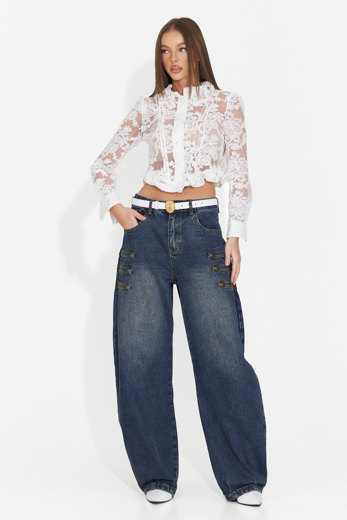 Bluza elegant alba Haratoria Bogas