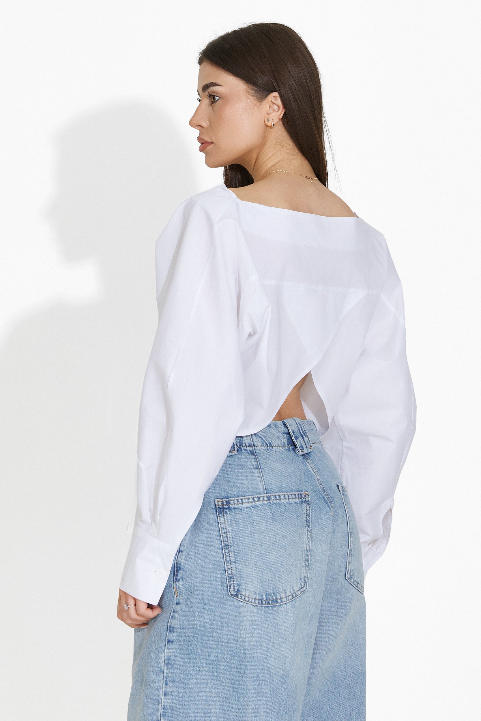 Camasa dama casual alba Damaris Bogas