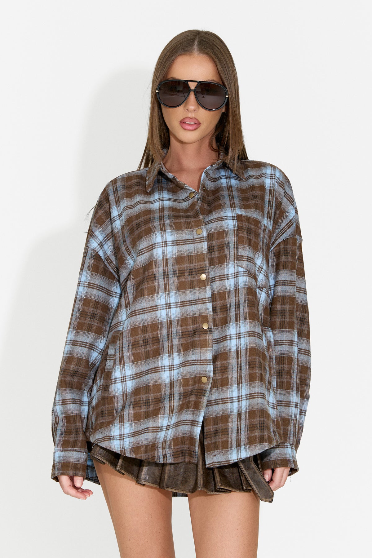 Camasa dama casual bleu Drafts Bogas