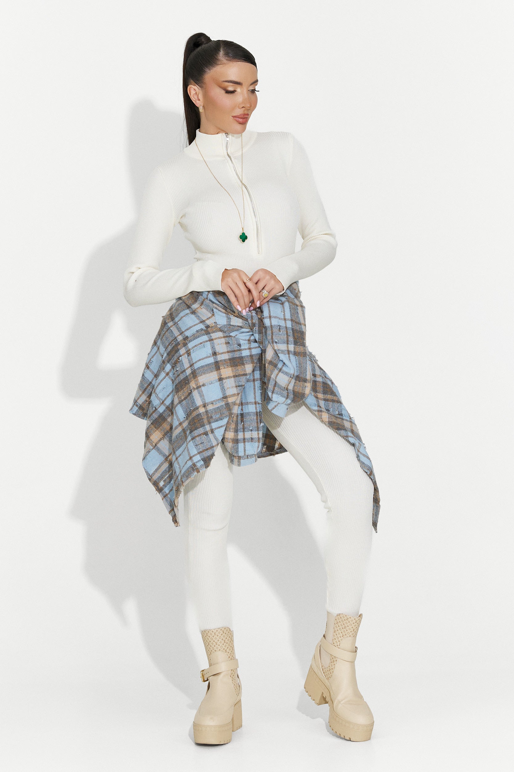 Női alkalmi kék ing Jasara Bogas