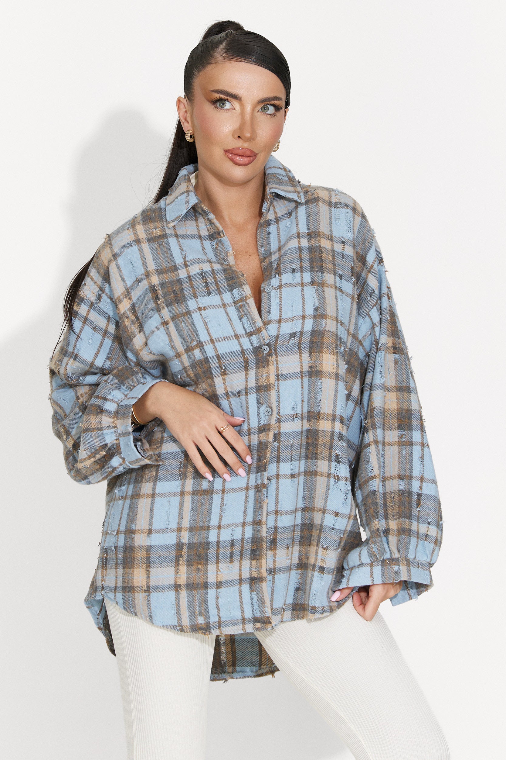 Női alkalmi kék ing Jasara Bogas