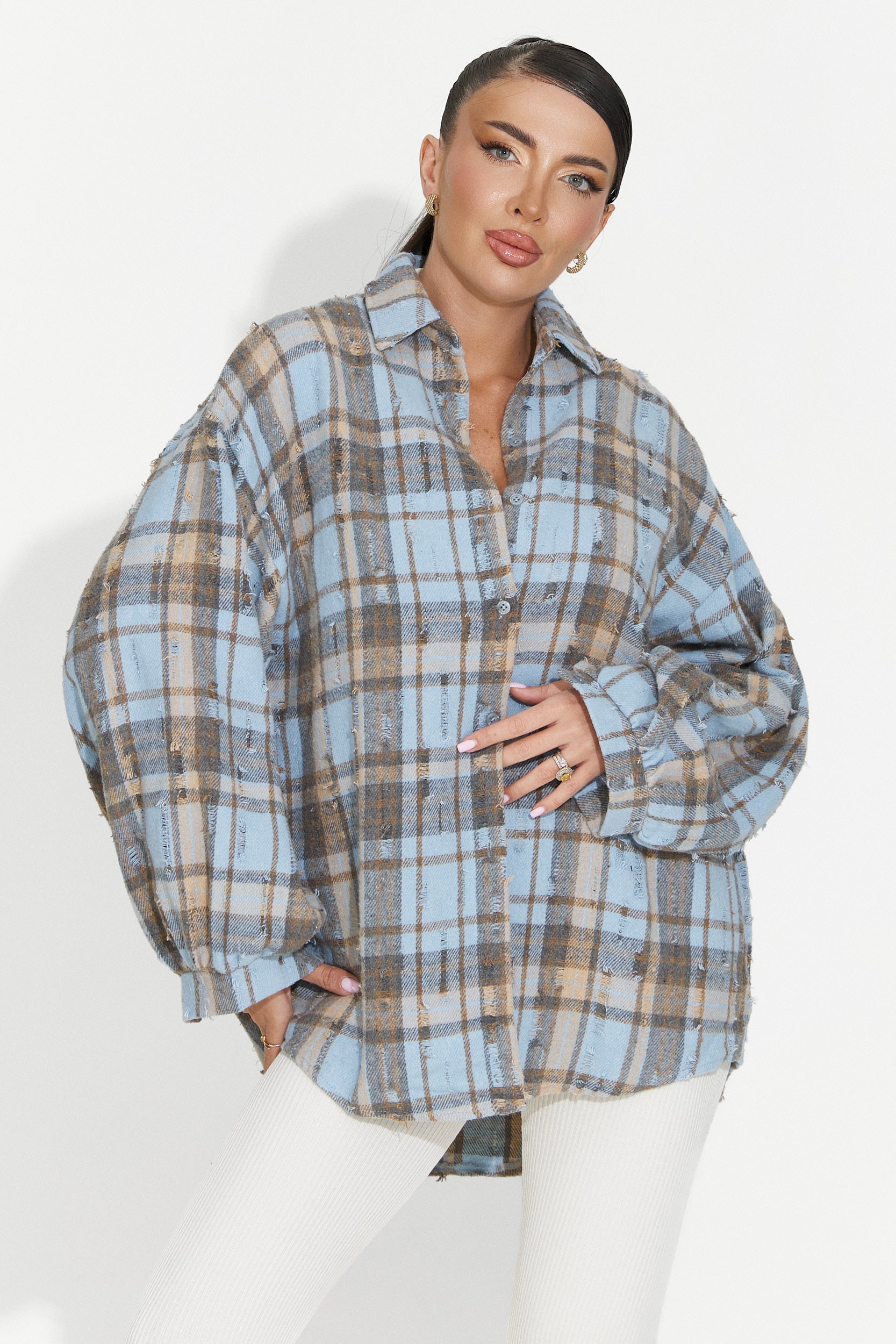 Női alkalmi kék ing Jasara Bogas