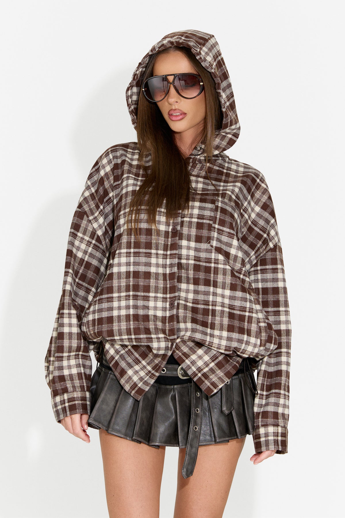 Camasa dama casual maro Drepina Bogas