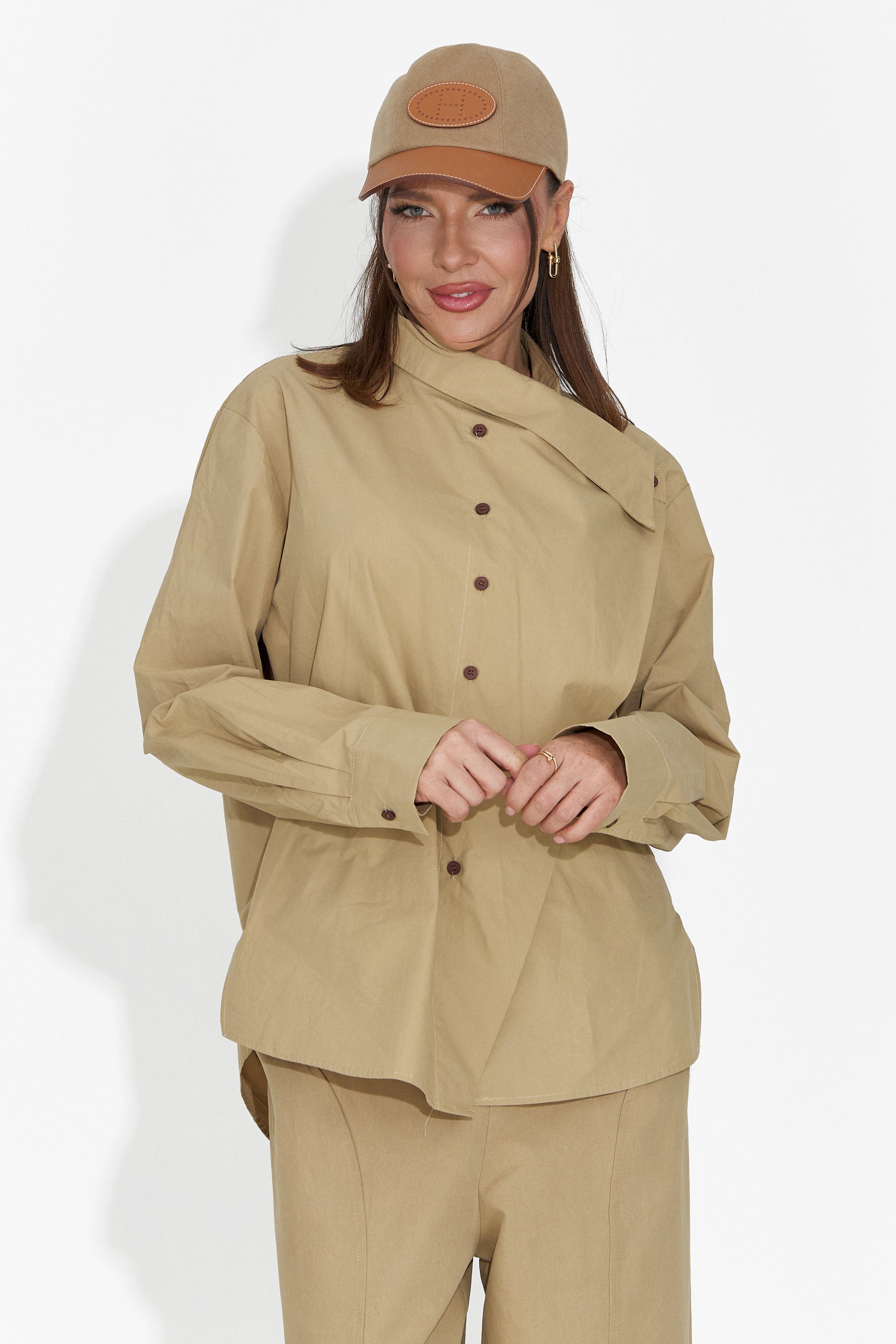 Edinea Bogas barna női alkalmi ing