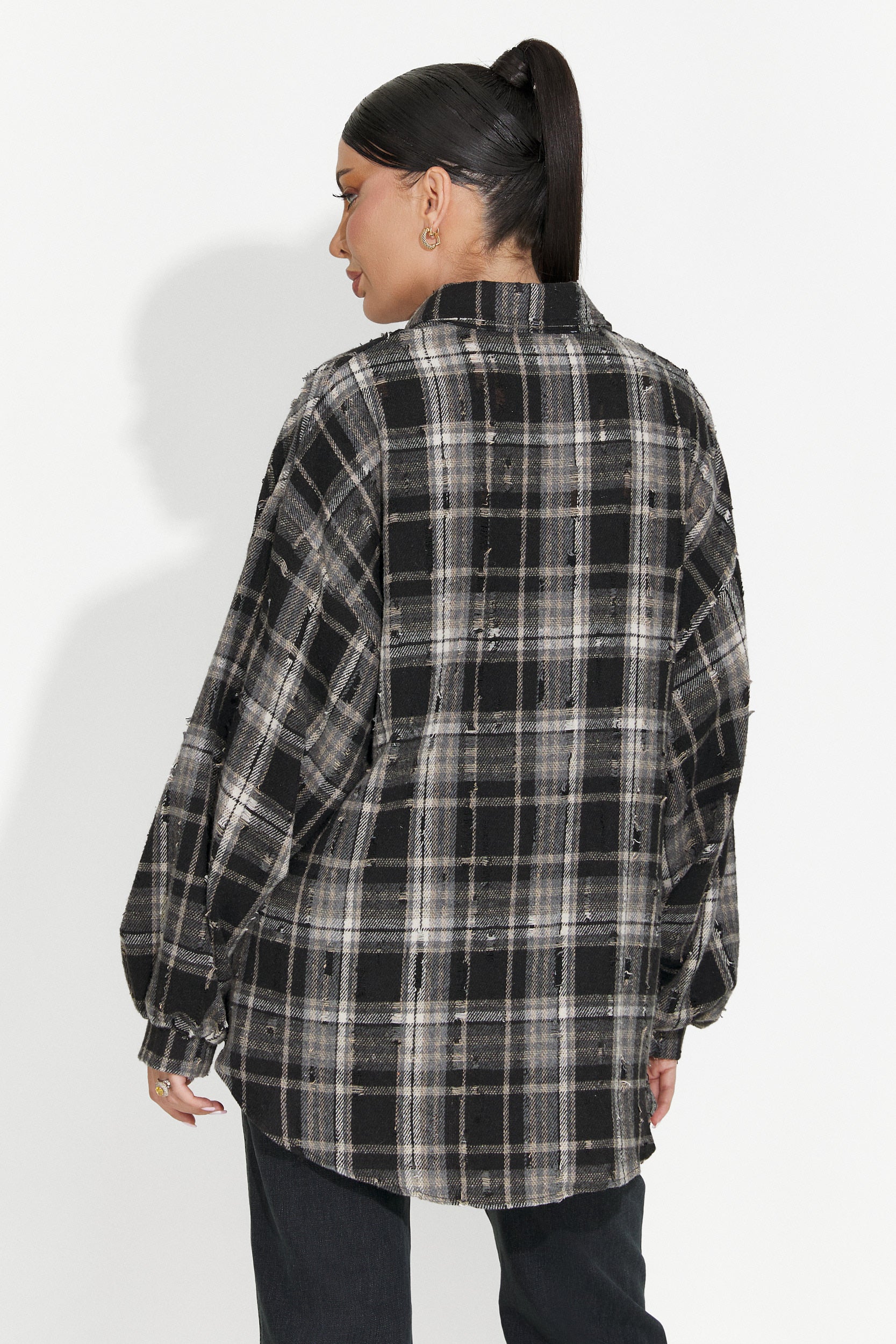 Női fekete alkalmi ing Jasara Bogas