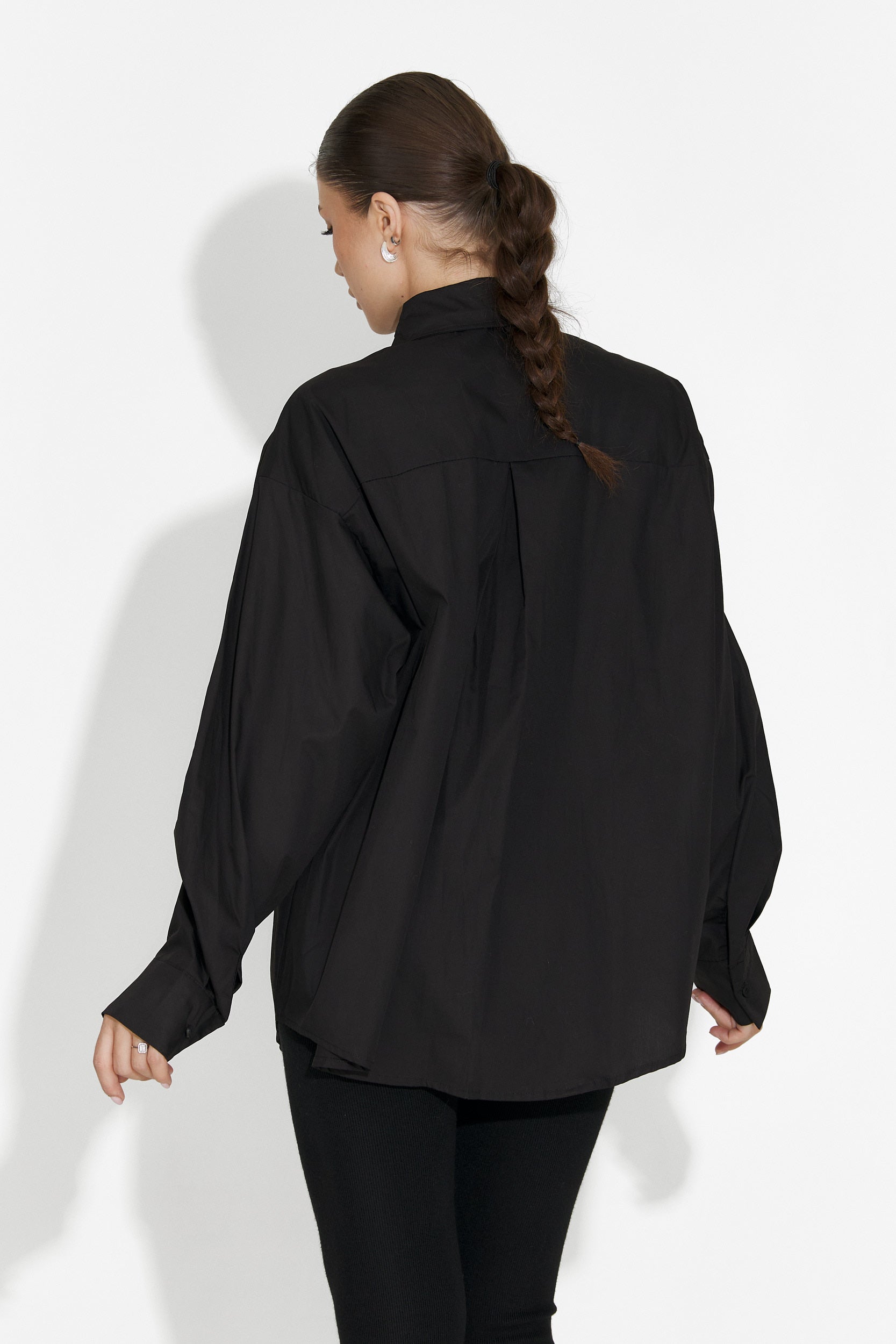 Feyora Bogas Elegáns Fekete Női Ing