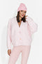 Cardigan casual roz Druveuia Bogas