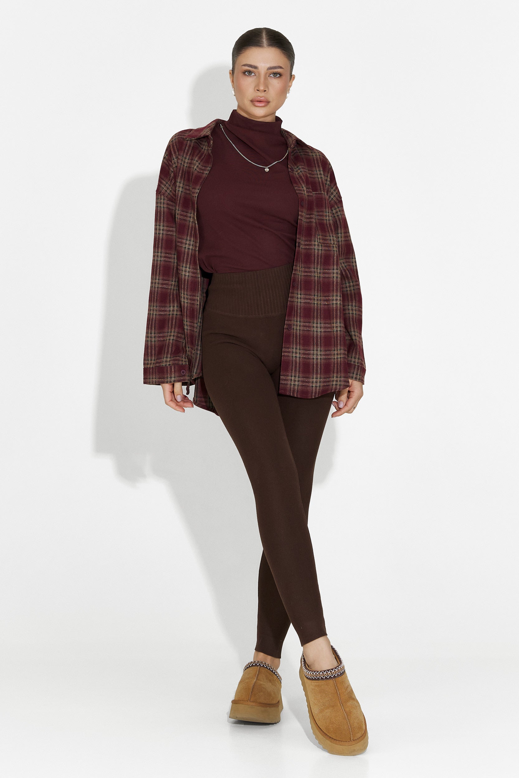 Michelina Bogas Barna Meleg Kompressziós Harisnyák