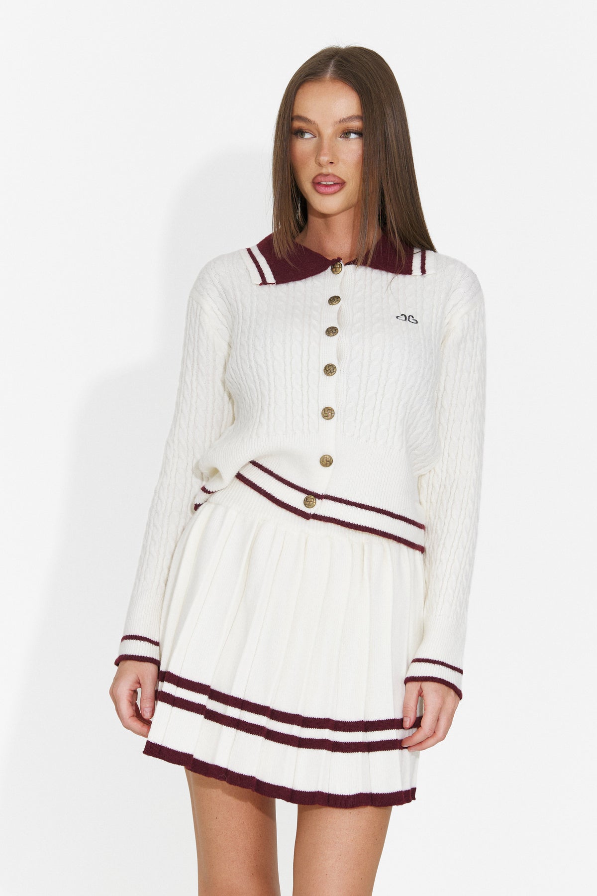 Compleu casual crem Bareroria Bogas