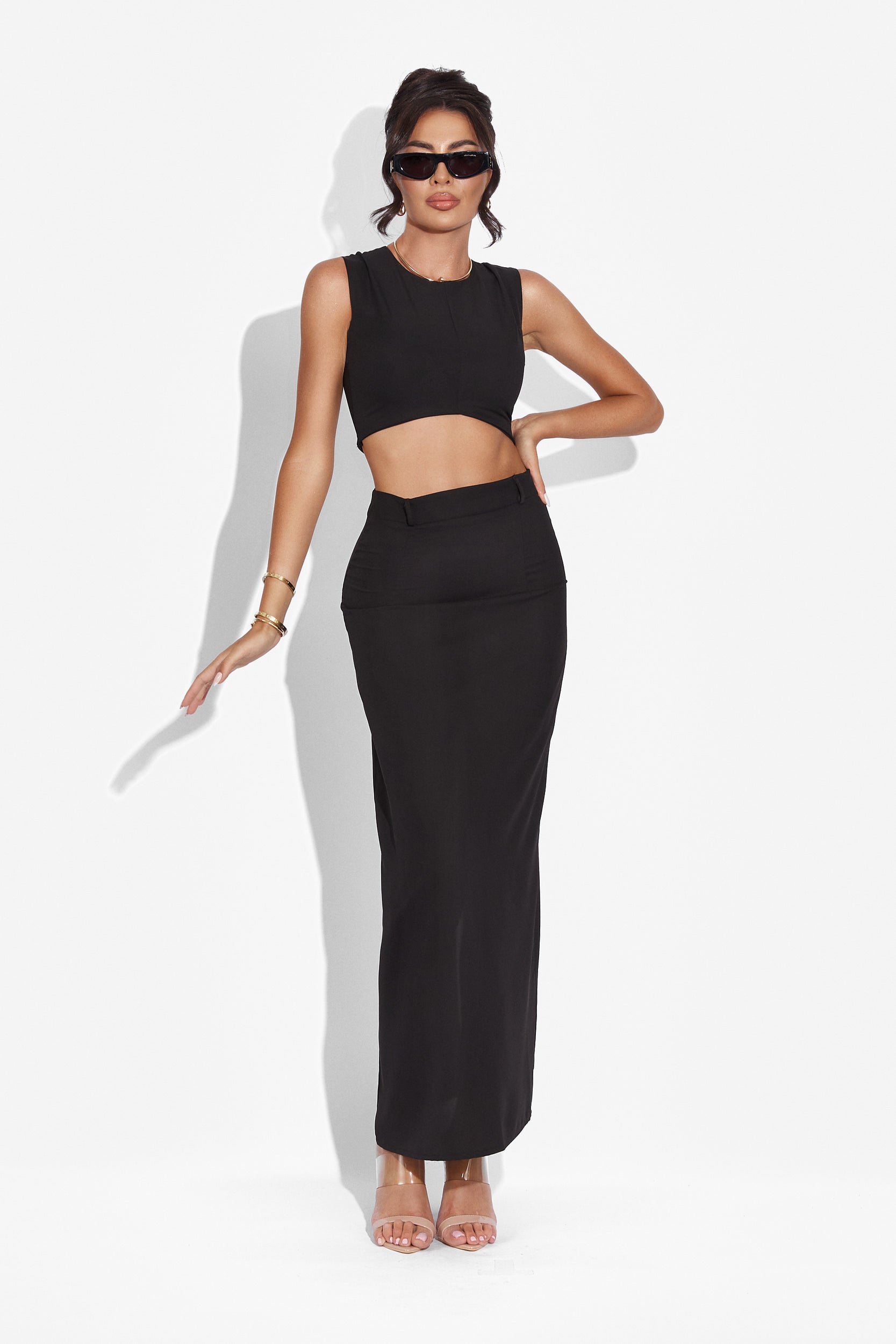 Komplett Arganda Bogas fekete szoknya