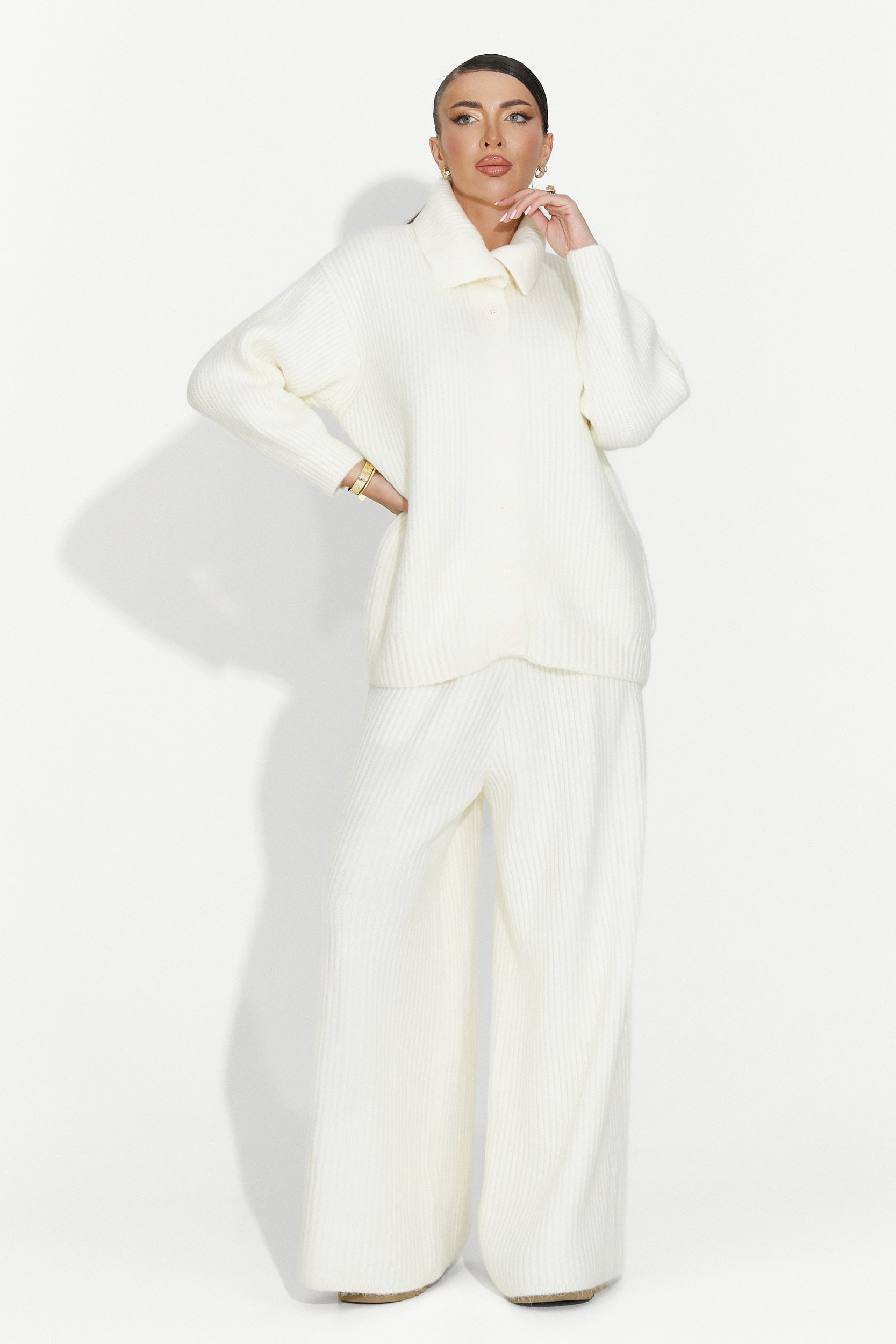 Verlia Bogas Bezs Casual Női Öltöny