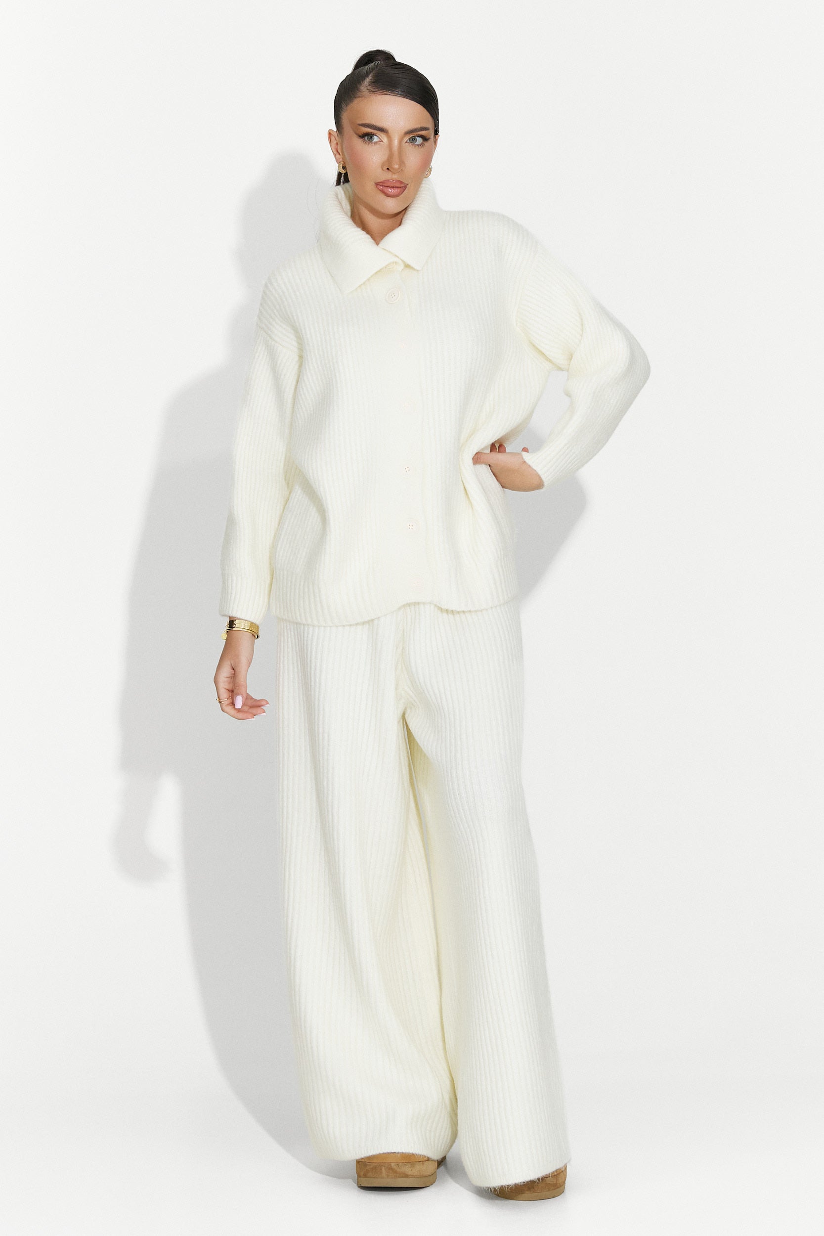 Verlia Bogas Bezs Casual Női Öltöny