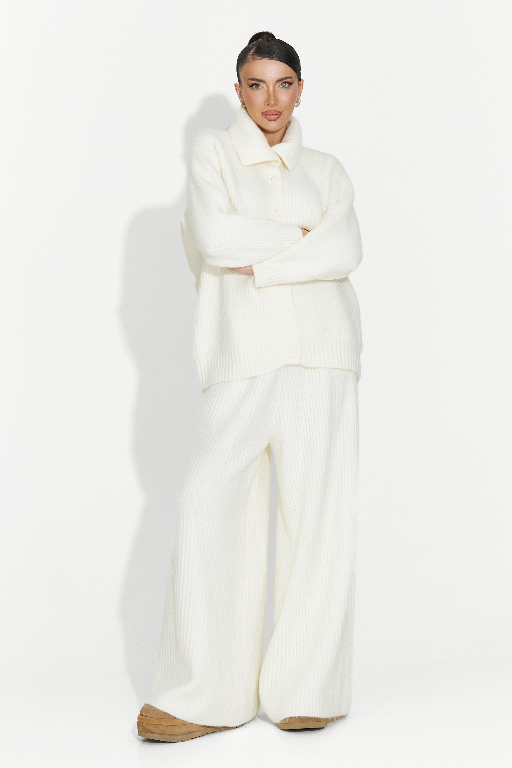 Verlia Bogas Bezs Casual Női Öltöny