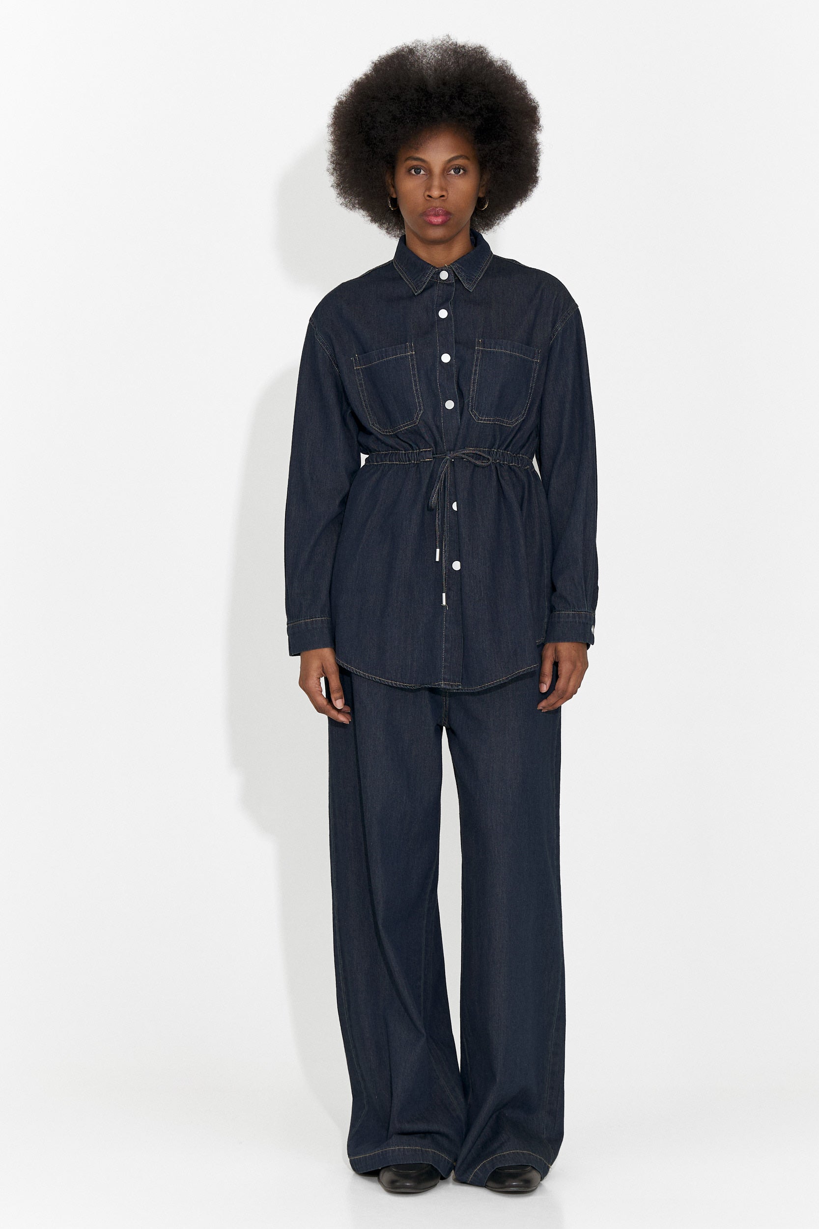 Női alkalmi sötétkék szett Jesie Bogas