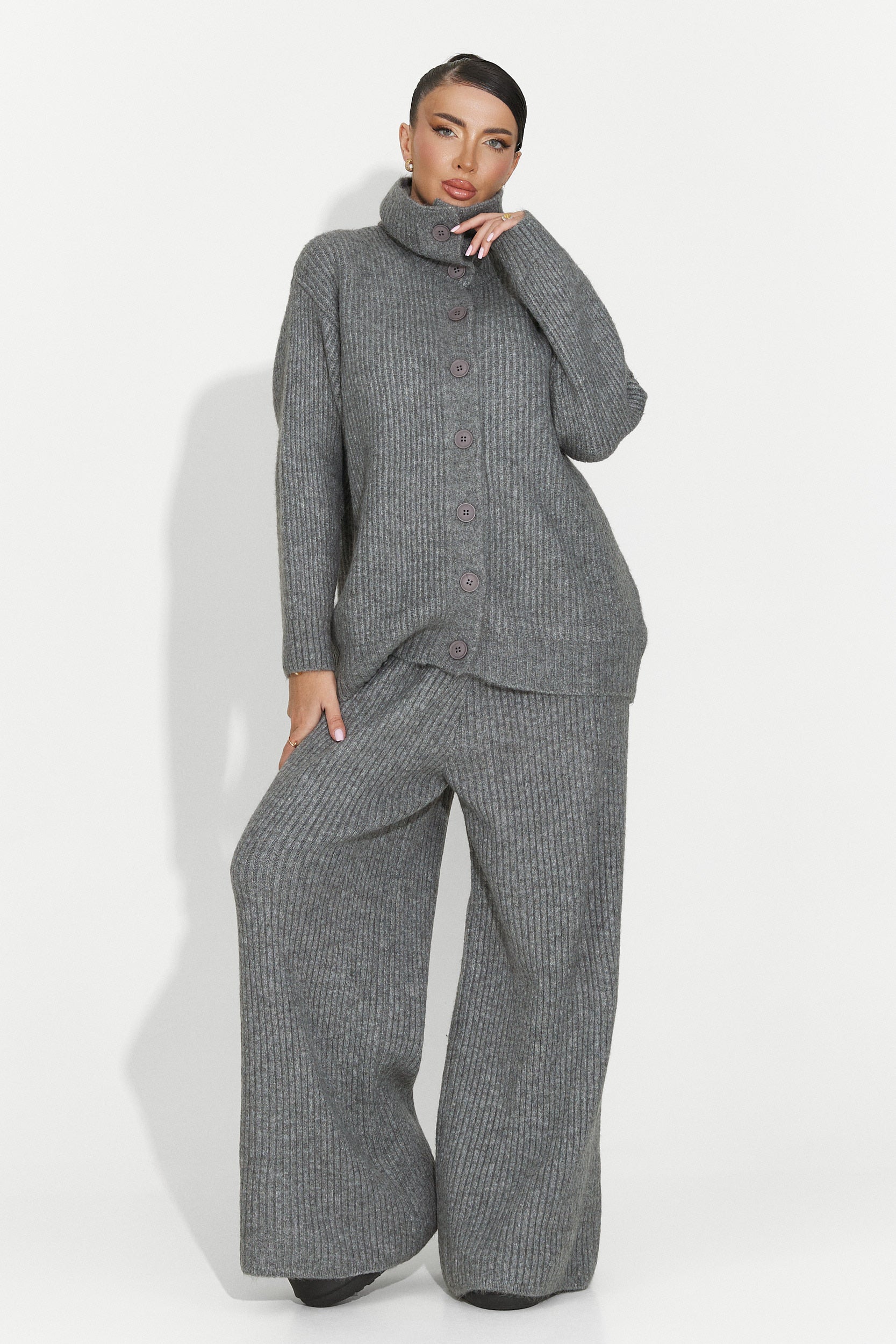 Verlia Bogas Casual Szürke Női Öltöny