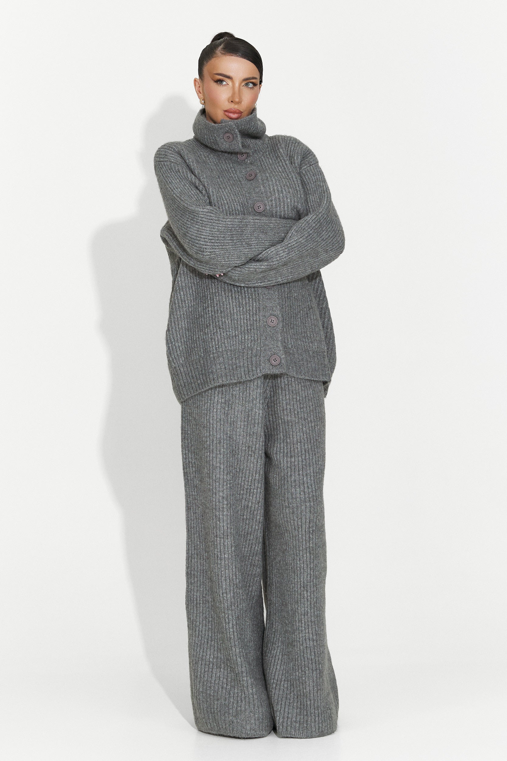 Verlia Bogas Casual Szürke Női Öltöny