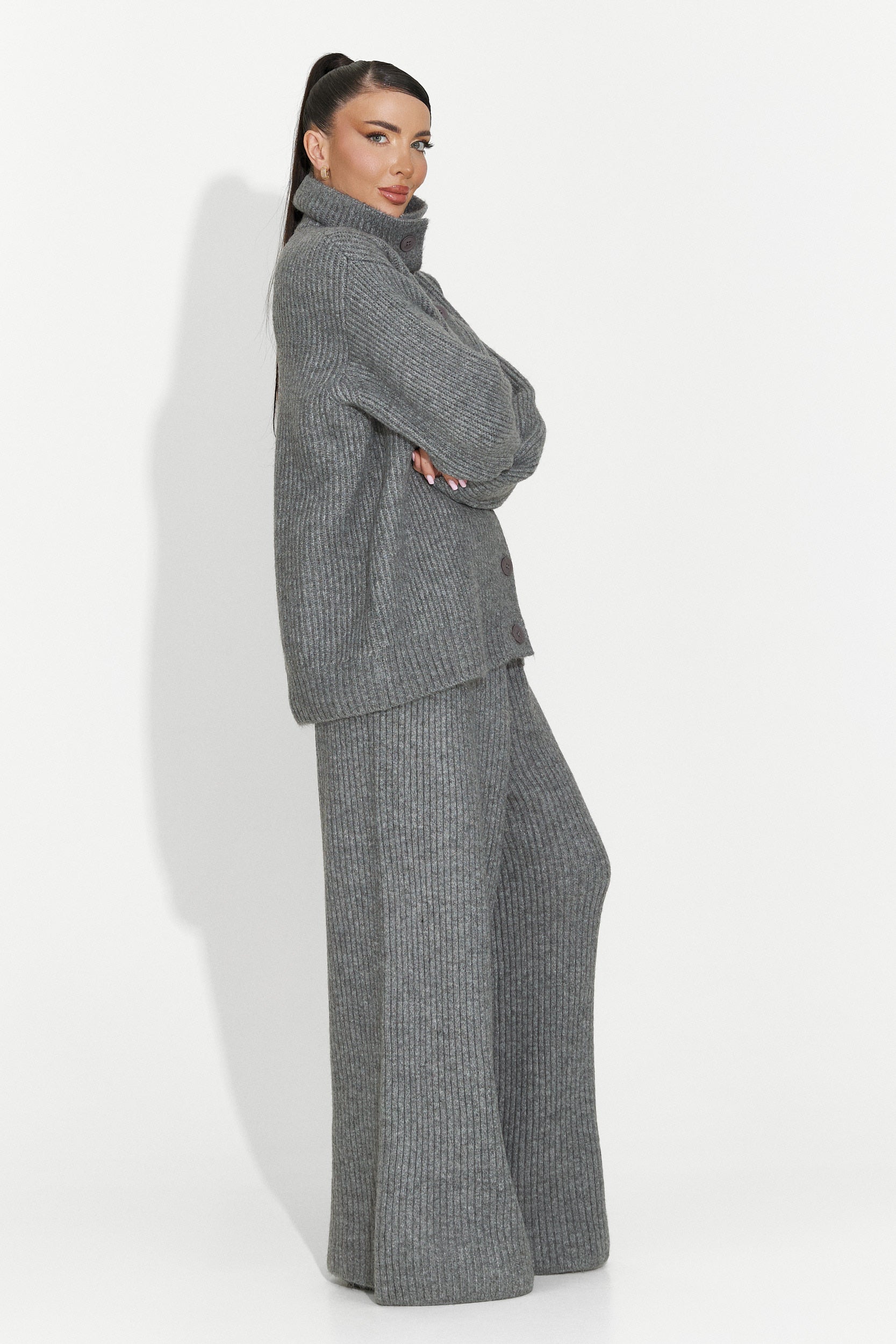 Verlia Bogas Casual Szürke Női Öltöny