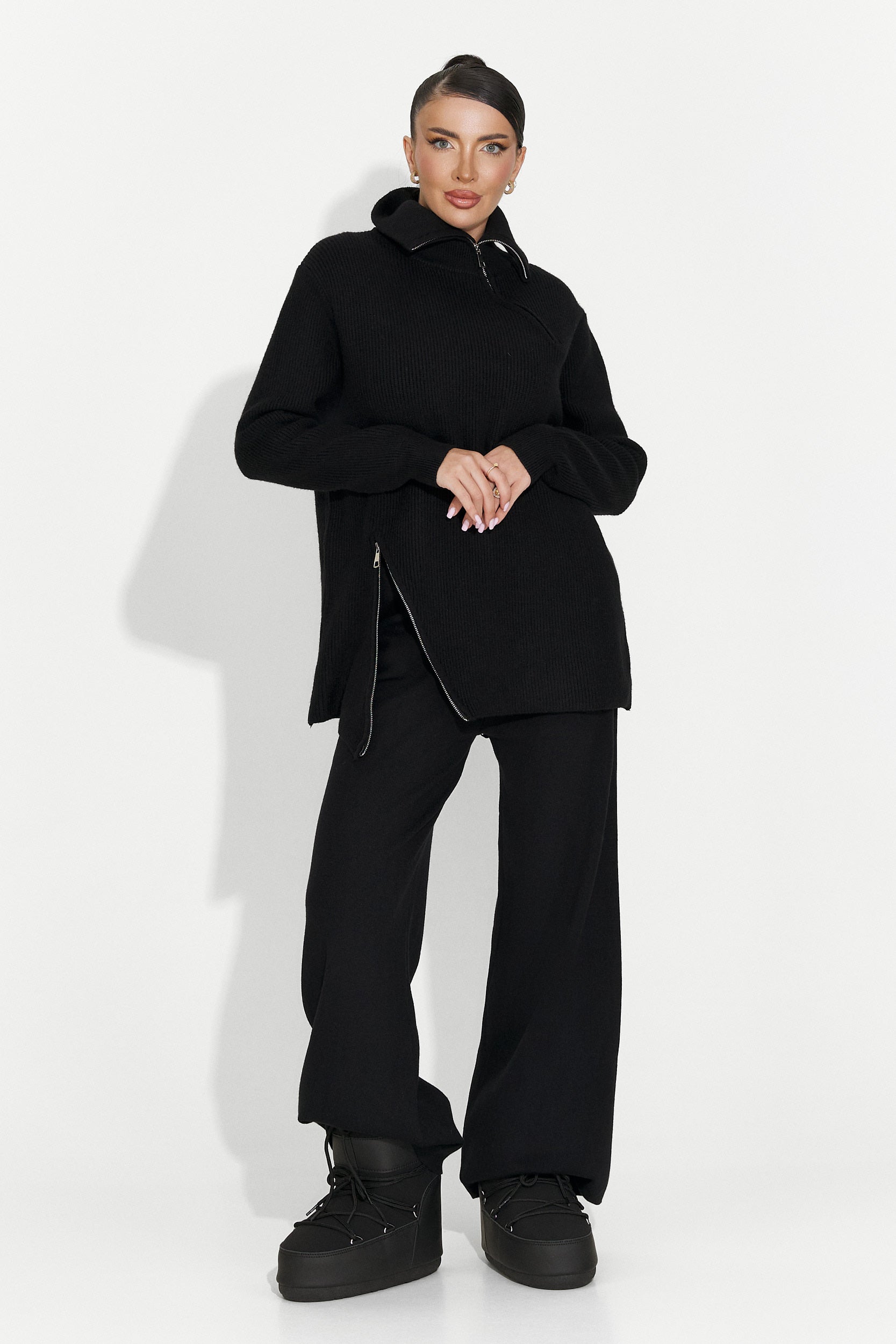 Női alkalmi fekete szett Arliena Bogas