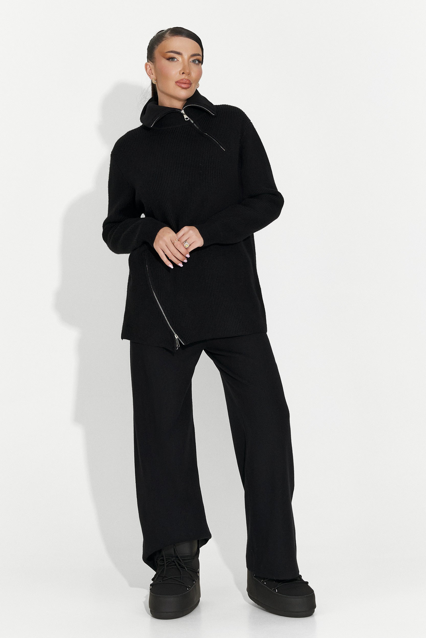 Női alkalmi fekete szett Arliena Bogas