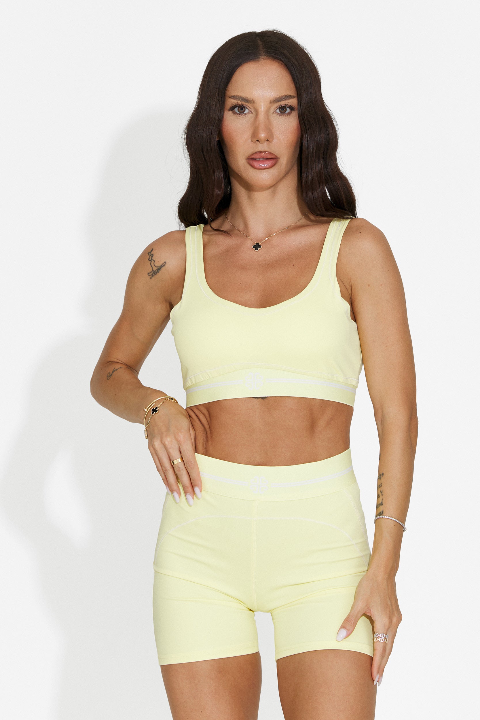 Női sárga fitness szett Zapos Bogas