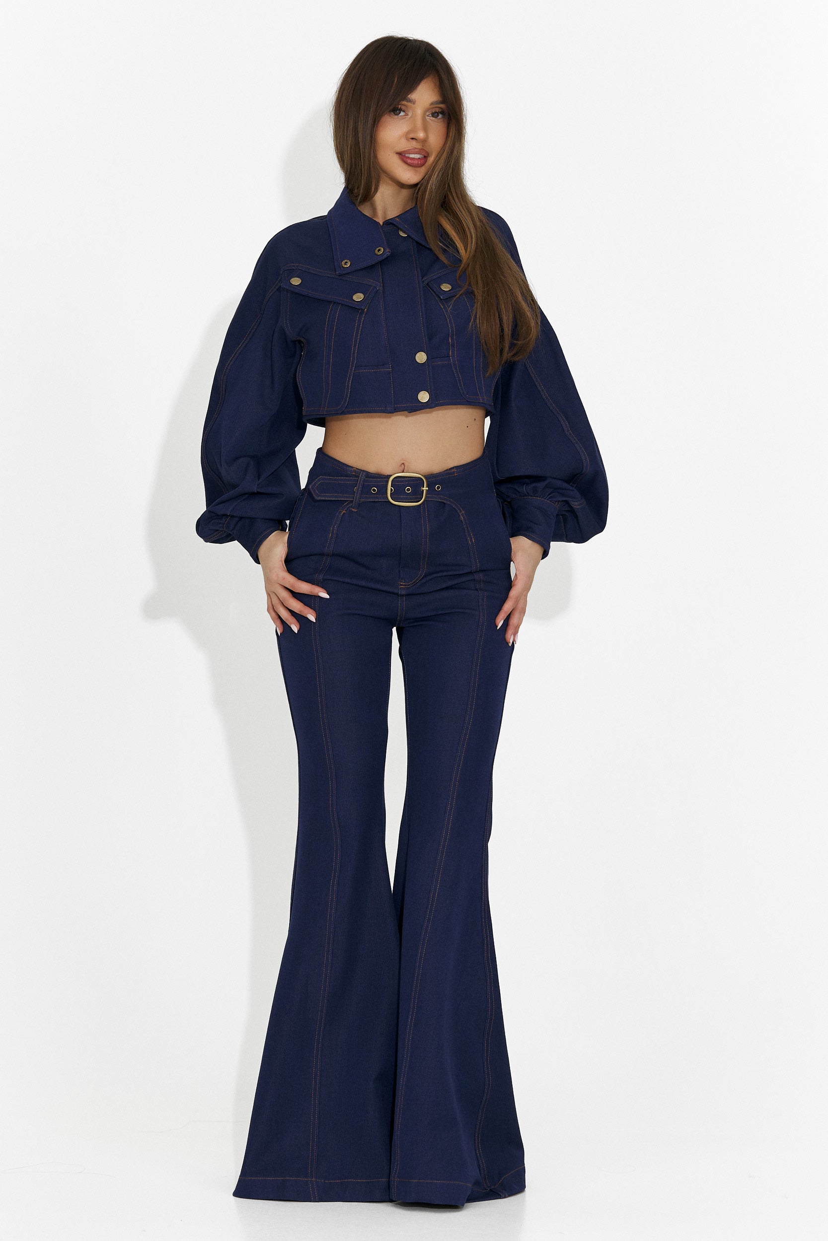 Kimala Bogas női öltönynadrág + kék zakó