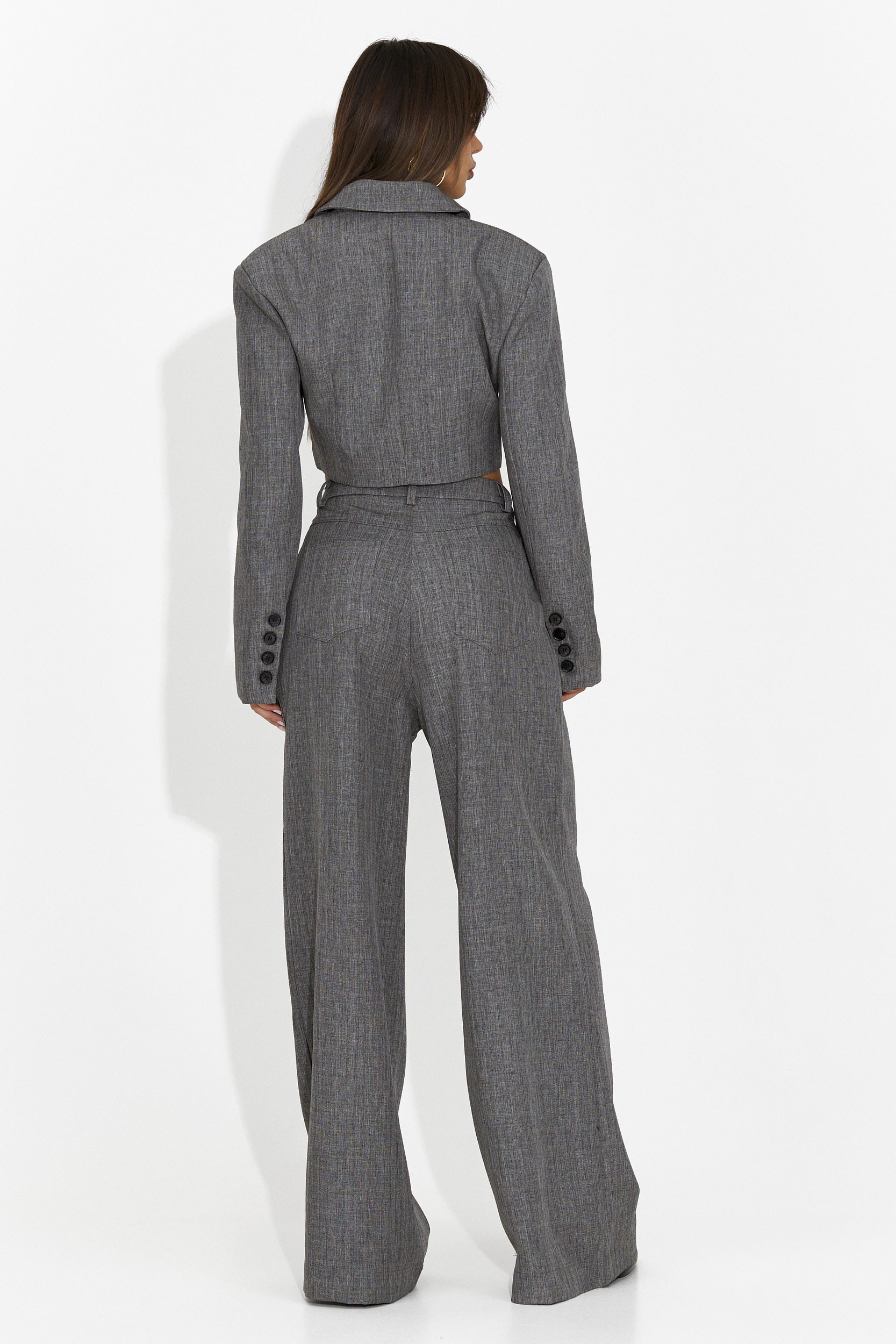 Elegáns szürke női öltöny Danetia Bogas