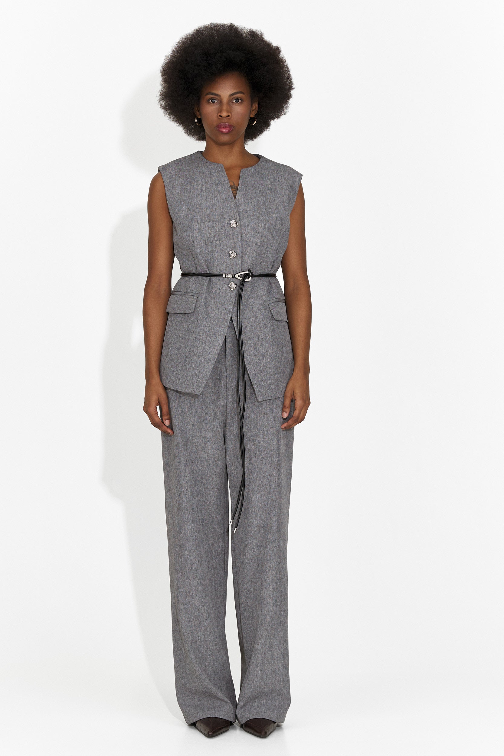 Avilma Bogas Női Mellény + Szürke Nadrág