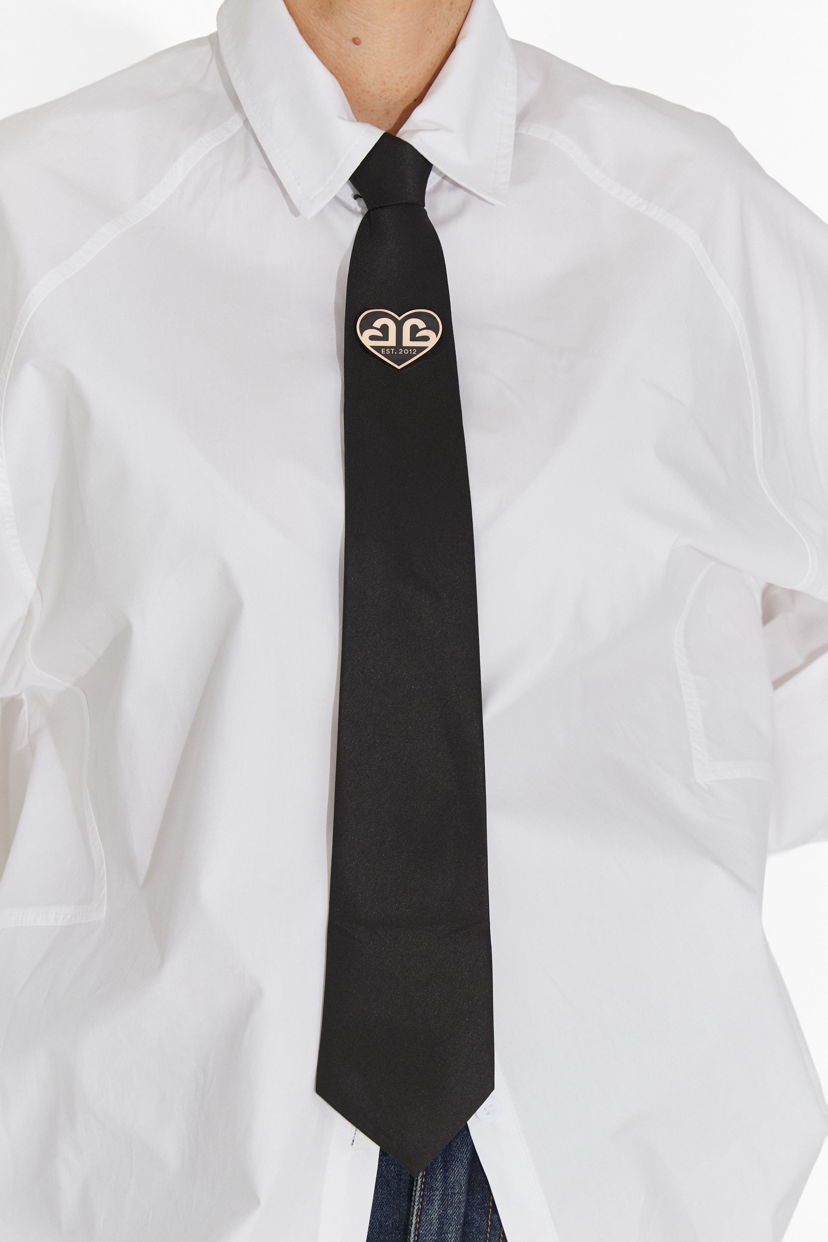 Elegáns női nyakkendő arany-fekete Enania Bogas