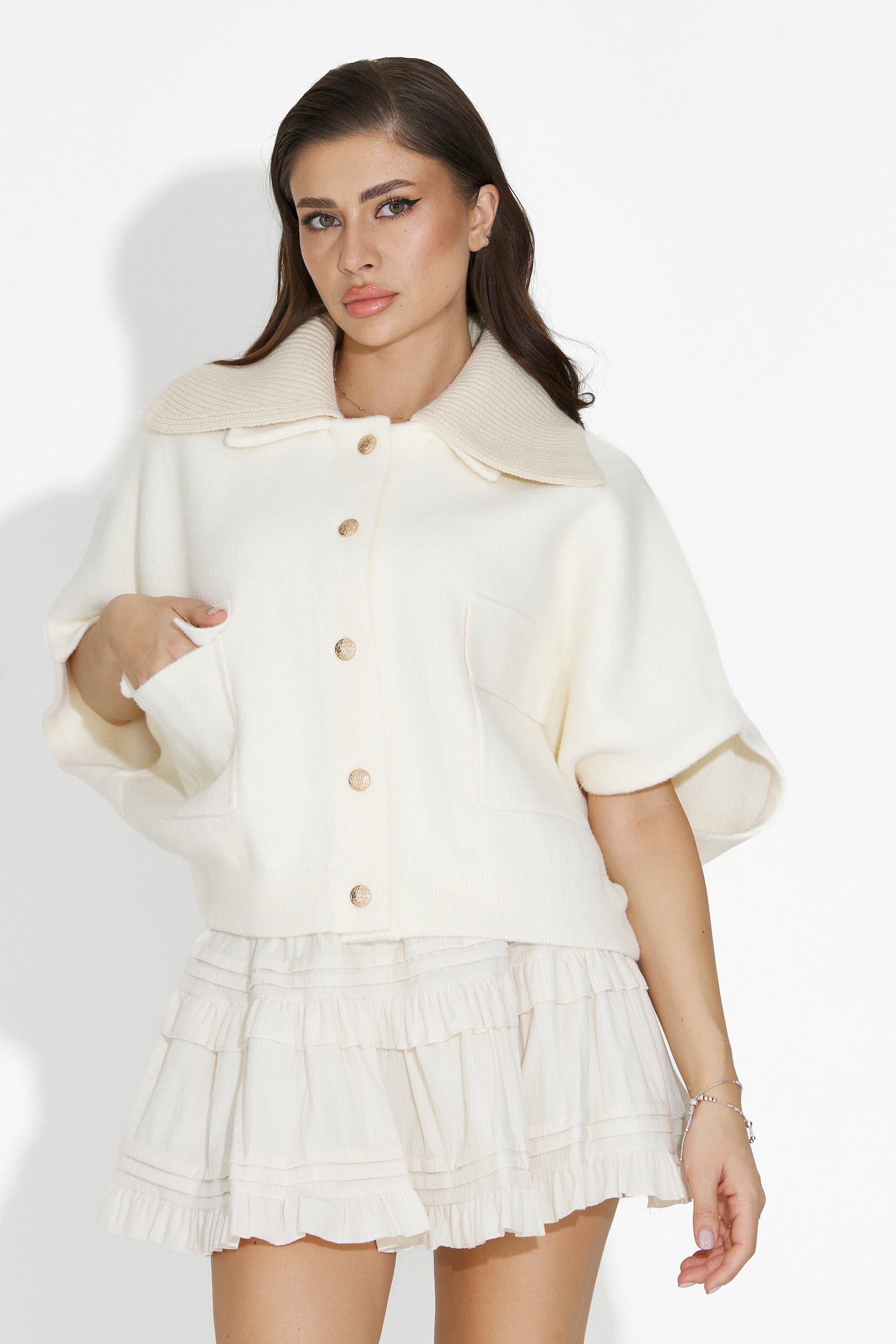 Sinoma Bogas Bezs Casual Női Szoknya