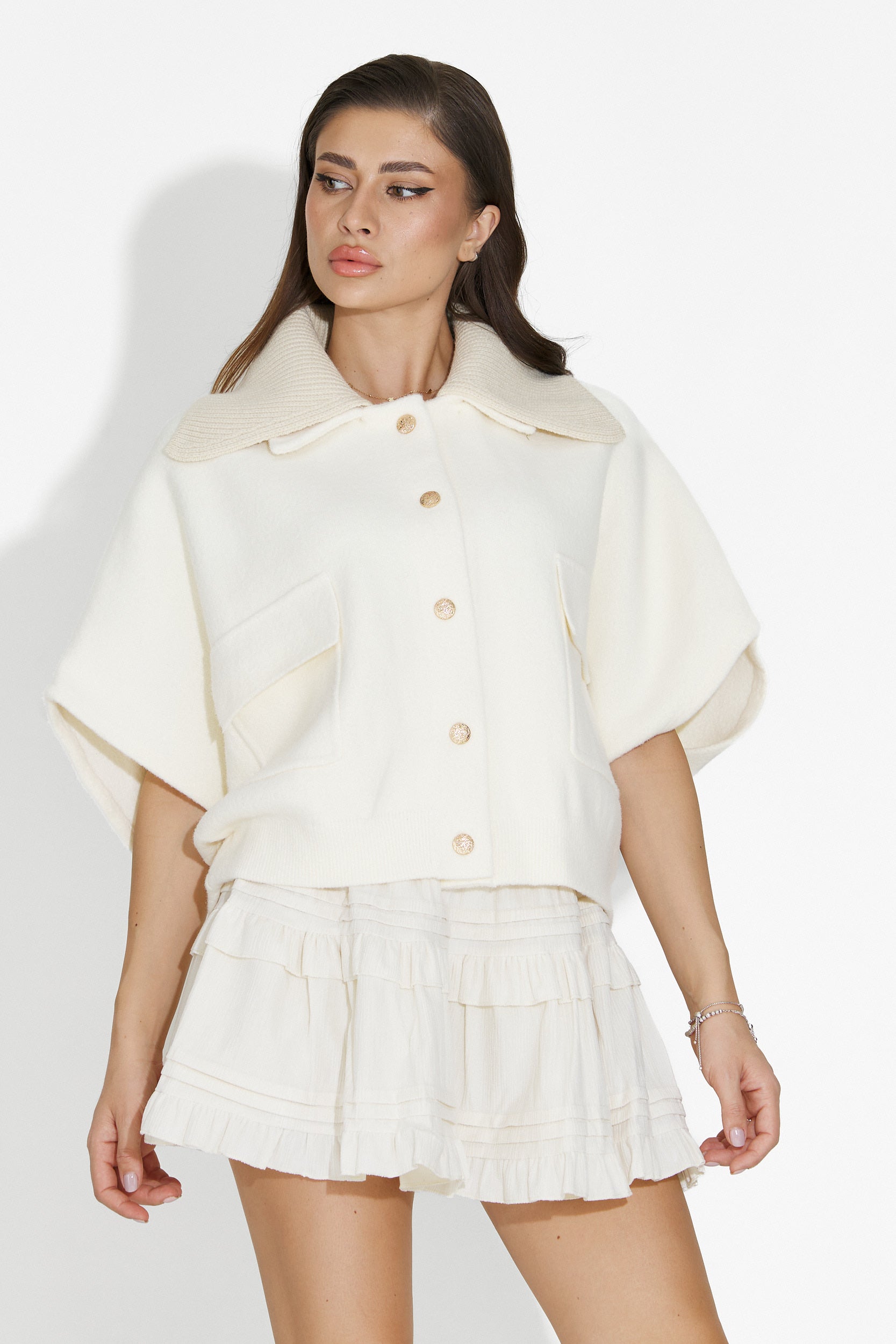 Sinoma Bogas Bezs Casual Női Szoknya