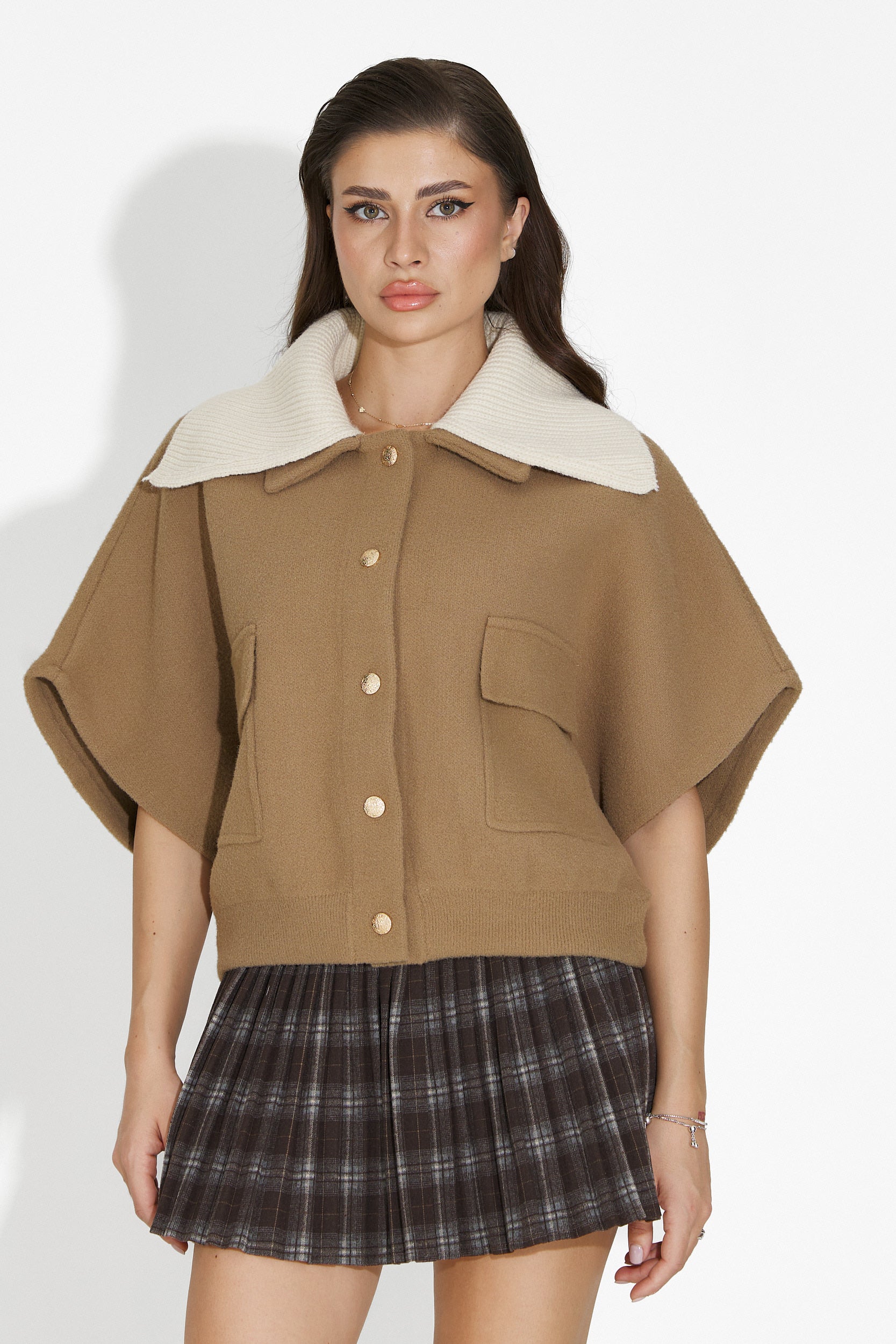 Selvaris Bogas Női Barna Hétköznapi Szoknya