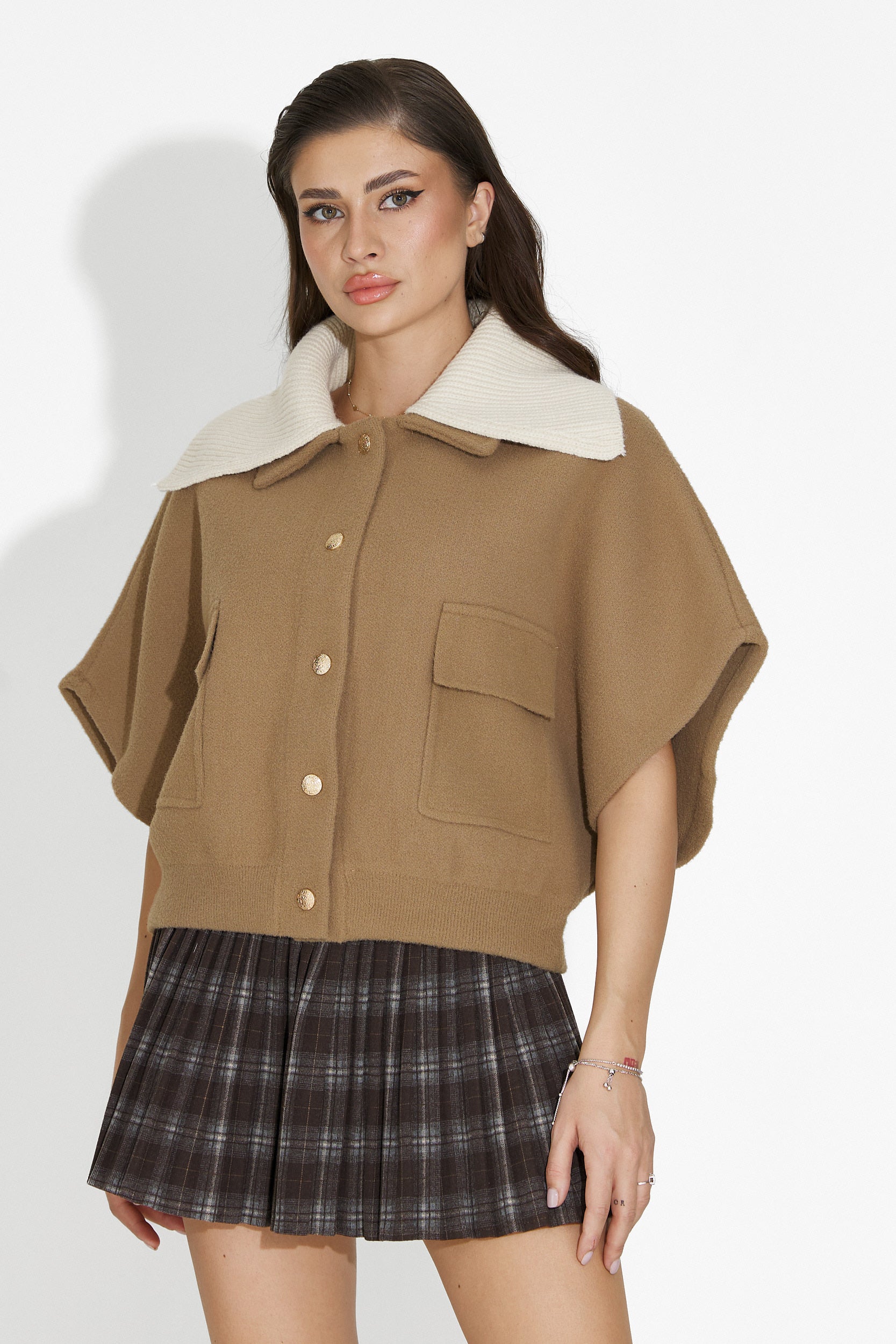 Selvaris Bogas Női Barna Hétköznapi Szoknya