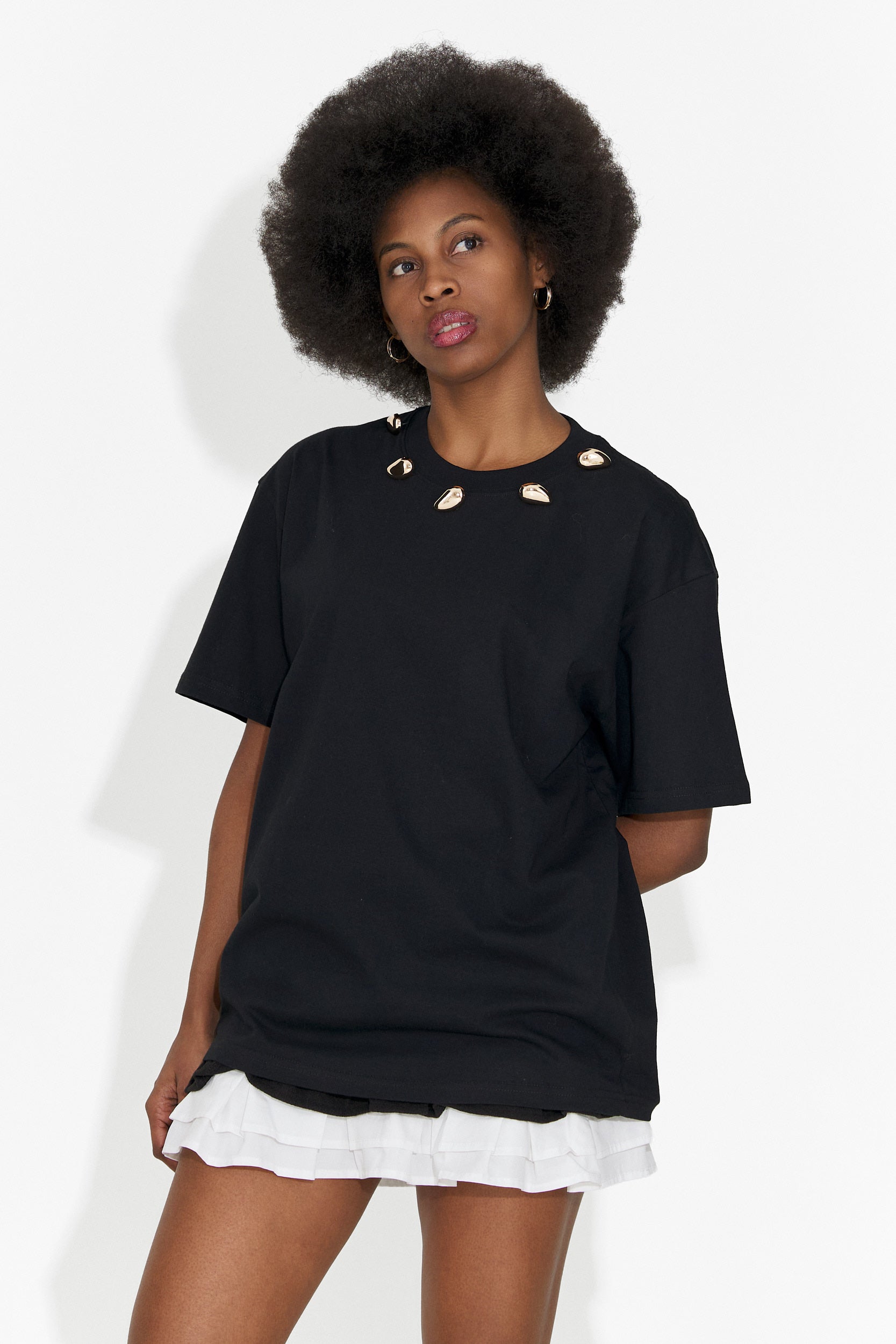 Helenia Bogas Fekete Hétköznapi Szoknya Nőknek