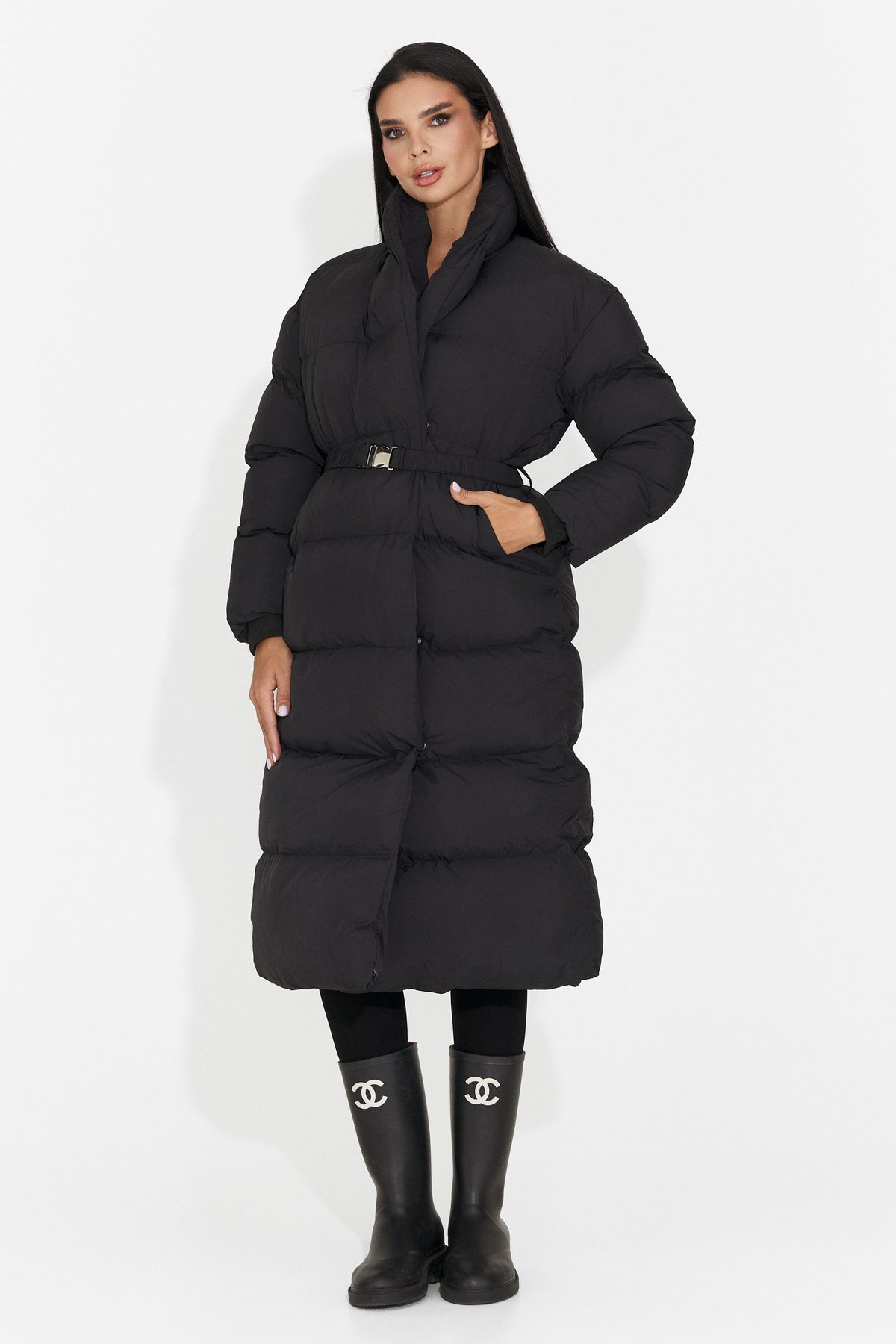 Geaca casual neagra Pranenoena Bogas