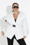 Norisa Bogas Casual Fehér Női Dzseki