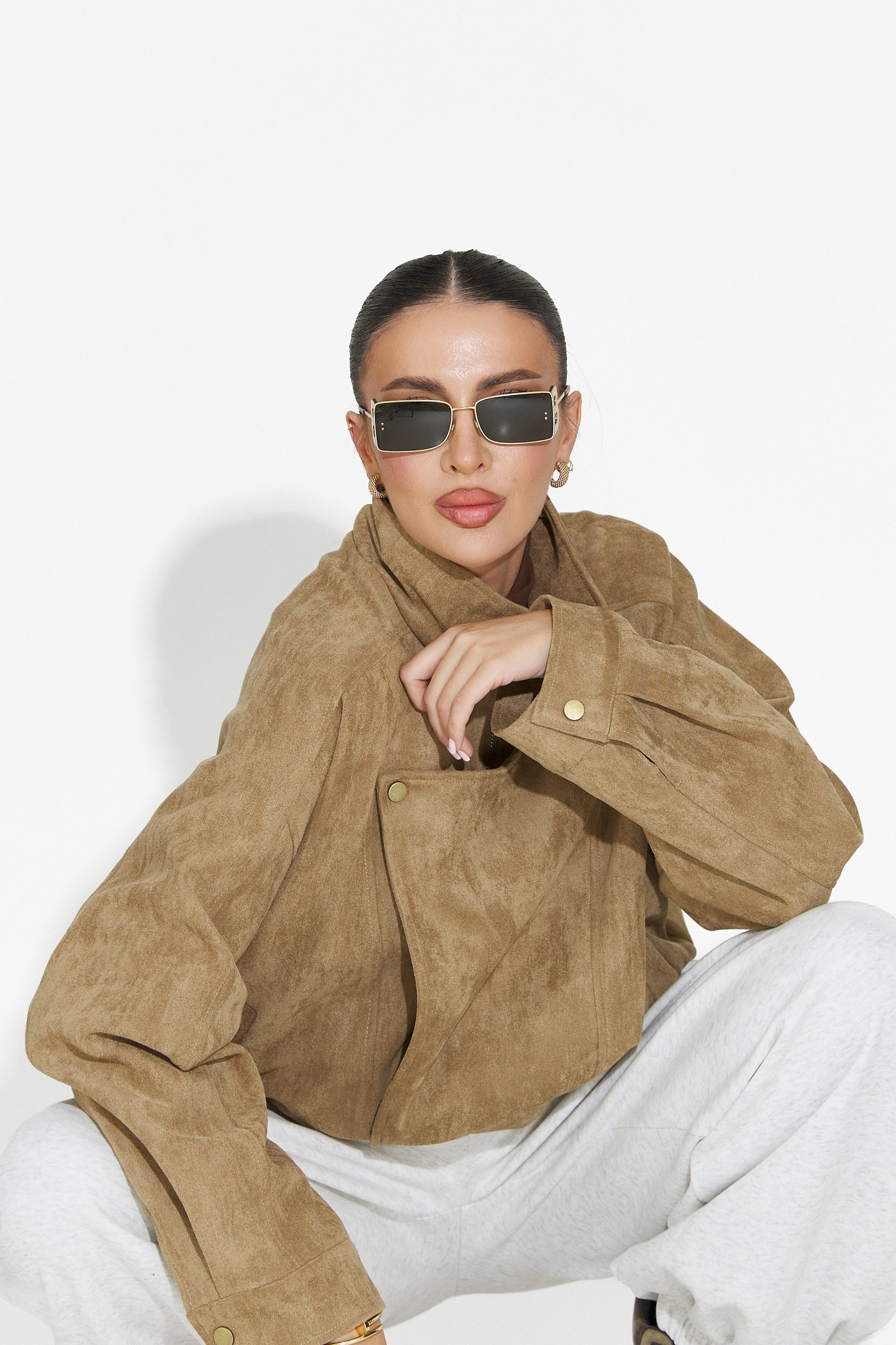 Ismoria Bogas Casual Beige Női Dzseki