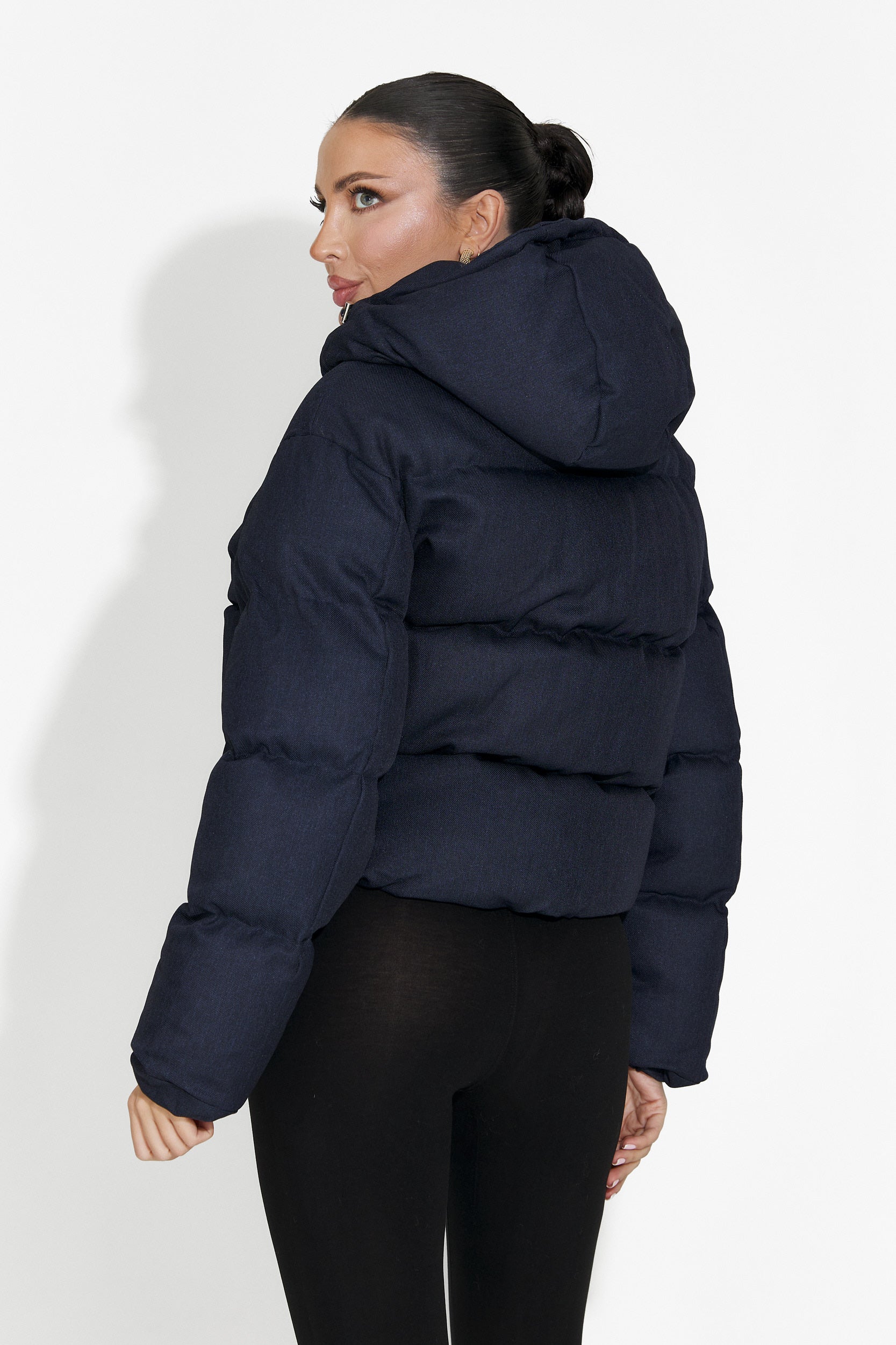 Luisana Bogas tengerészkék női alkalmi dzseki