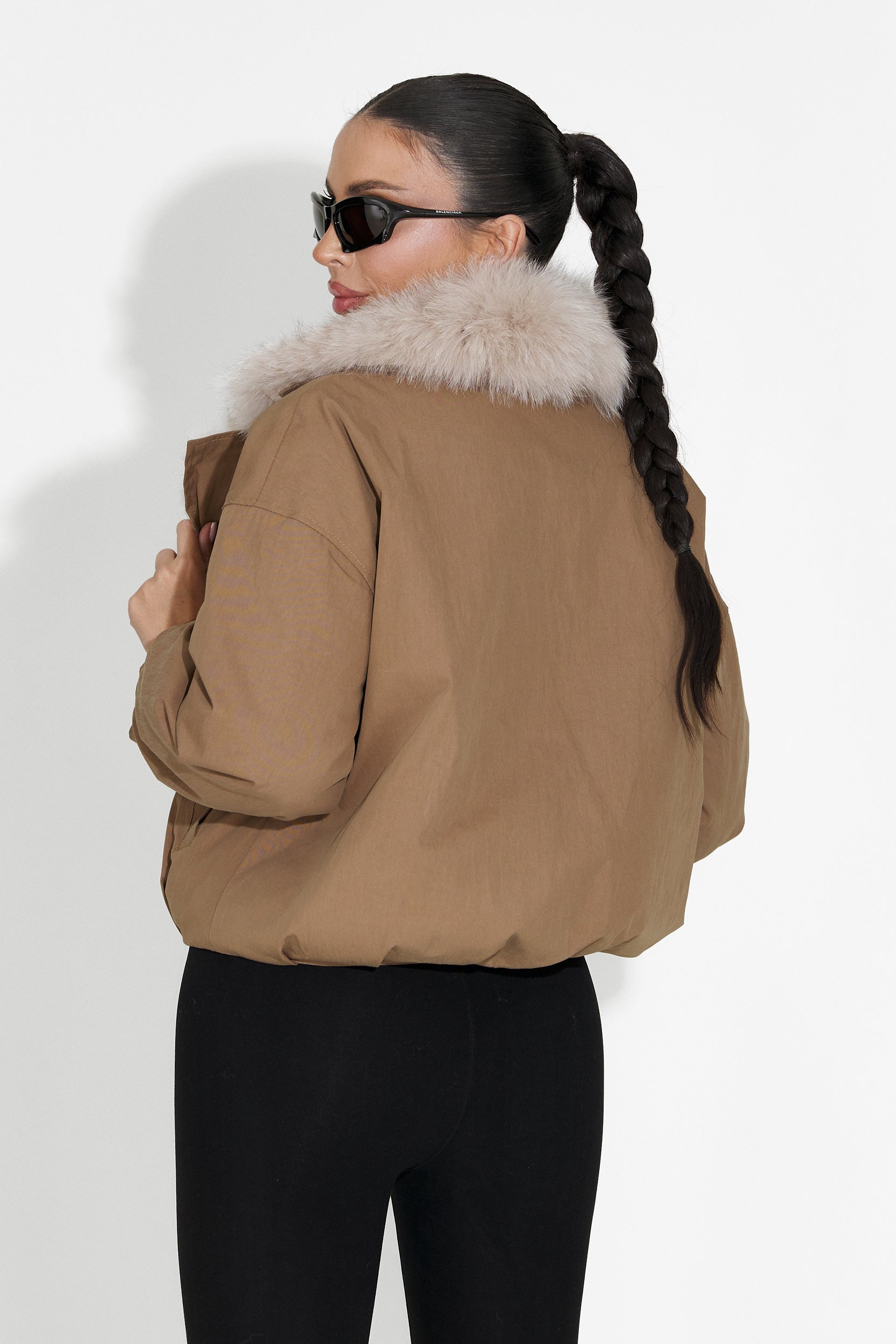 Eriora Bogas Hétköznapi Barna Női Dzseki