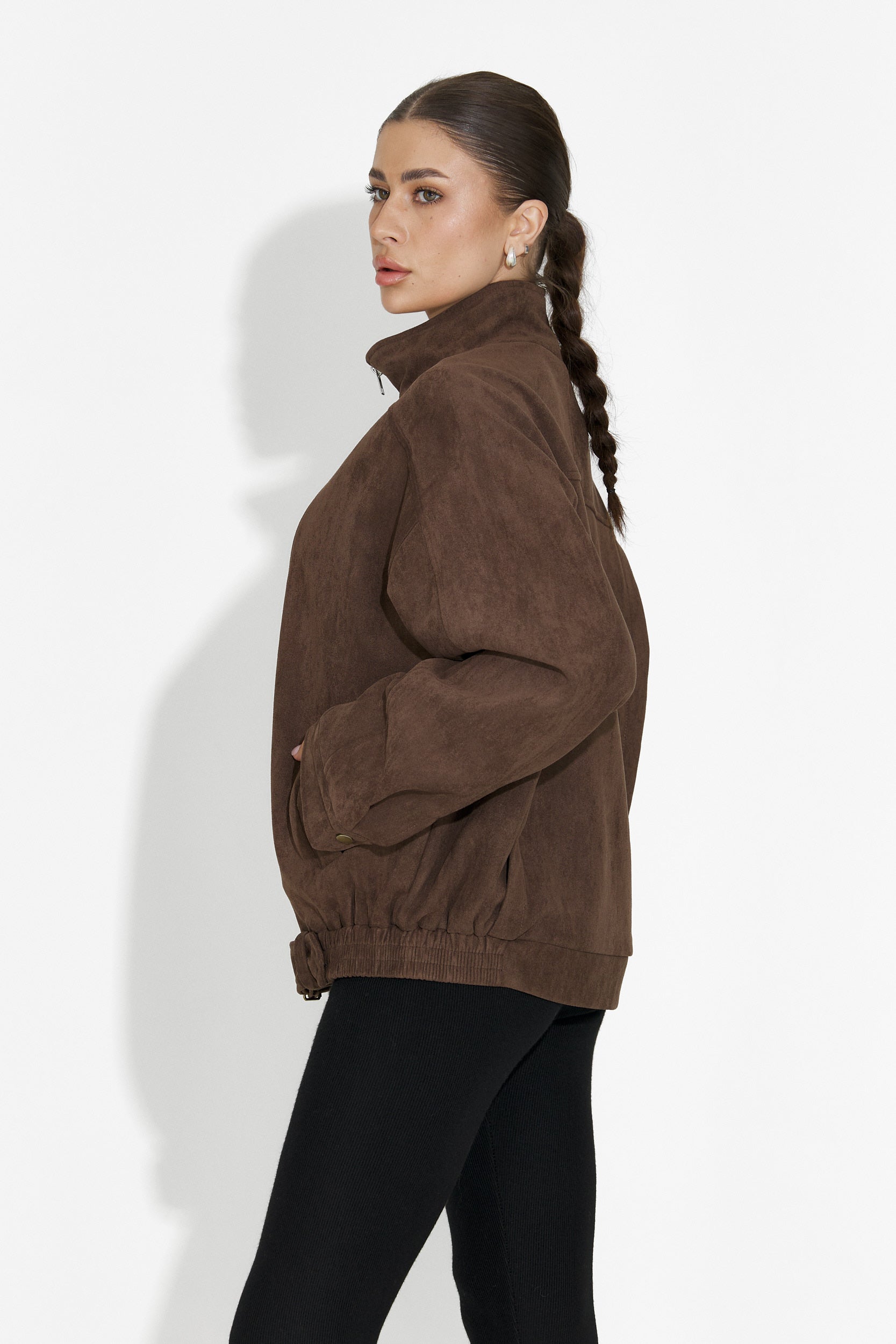 Ismoria Bogas Hétköznapi Barna Női Dzseki