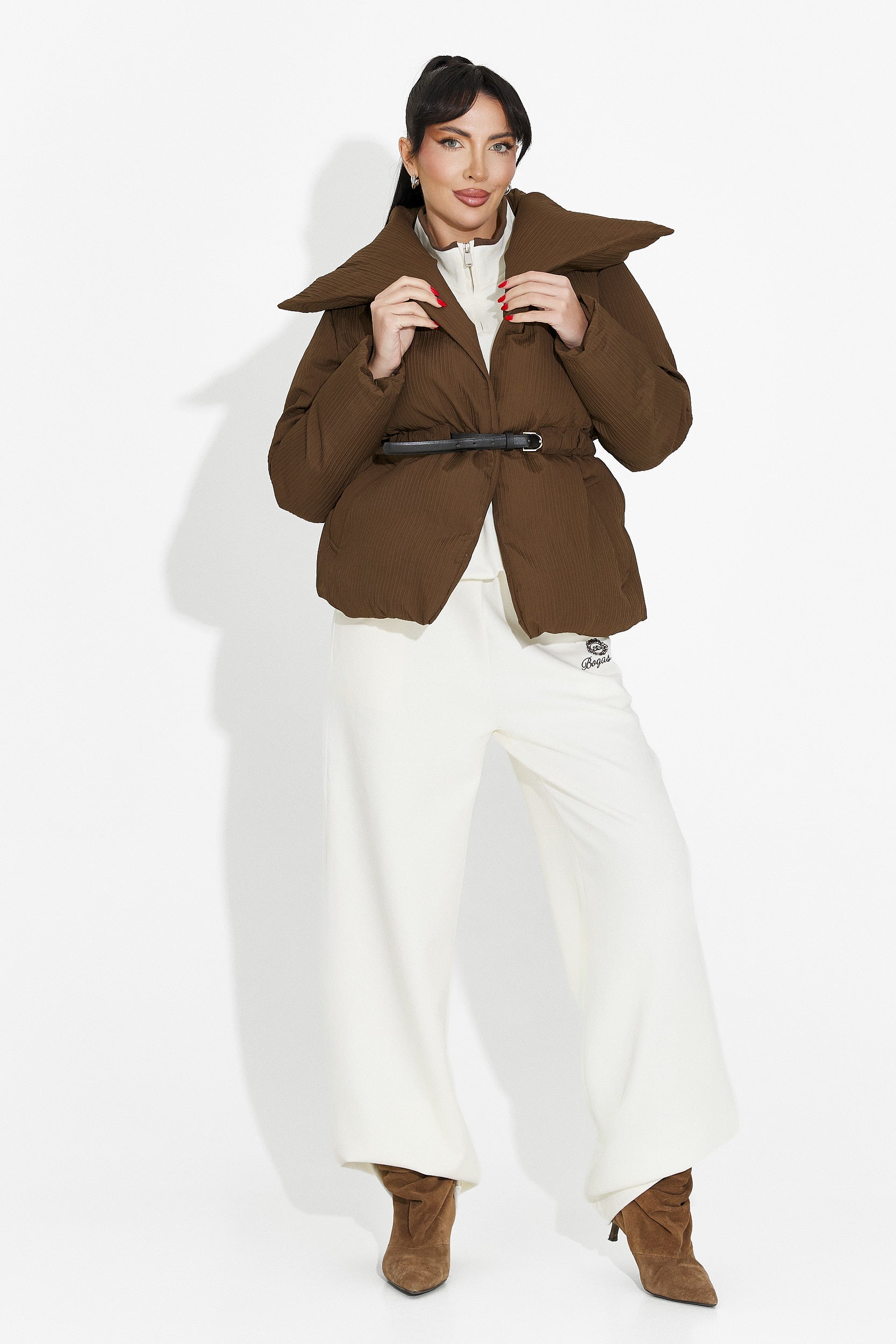 Női barna casual dzseki Kenyra Bogas