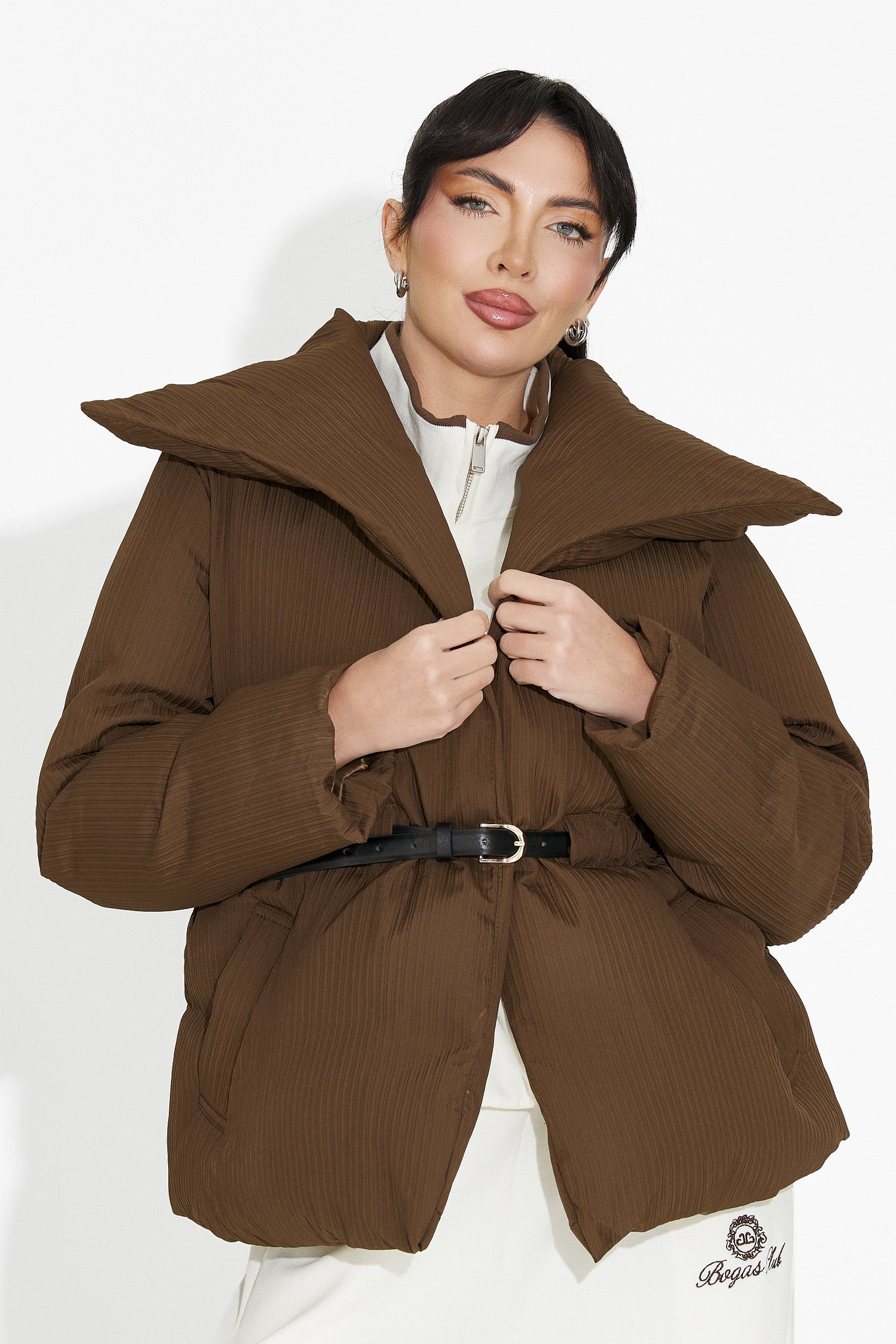 Női barna casual dzseki Kenyra Bogas