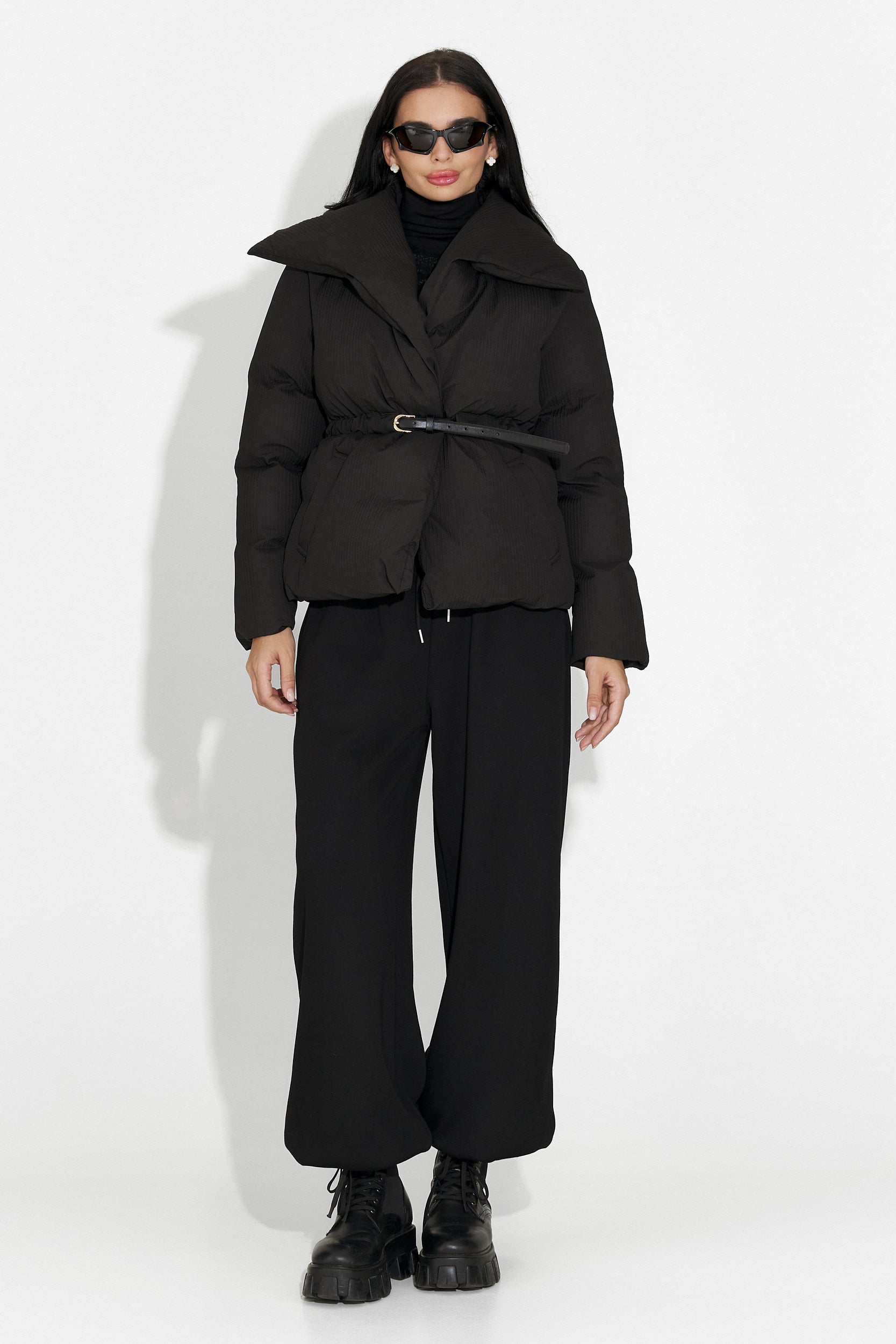 Eonica Bogas alkalmi fekete női dzseki