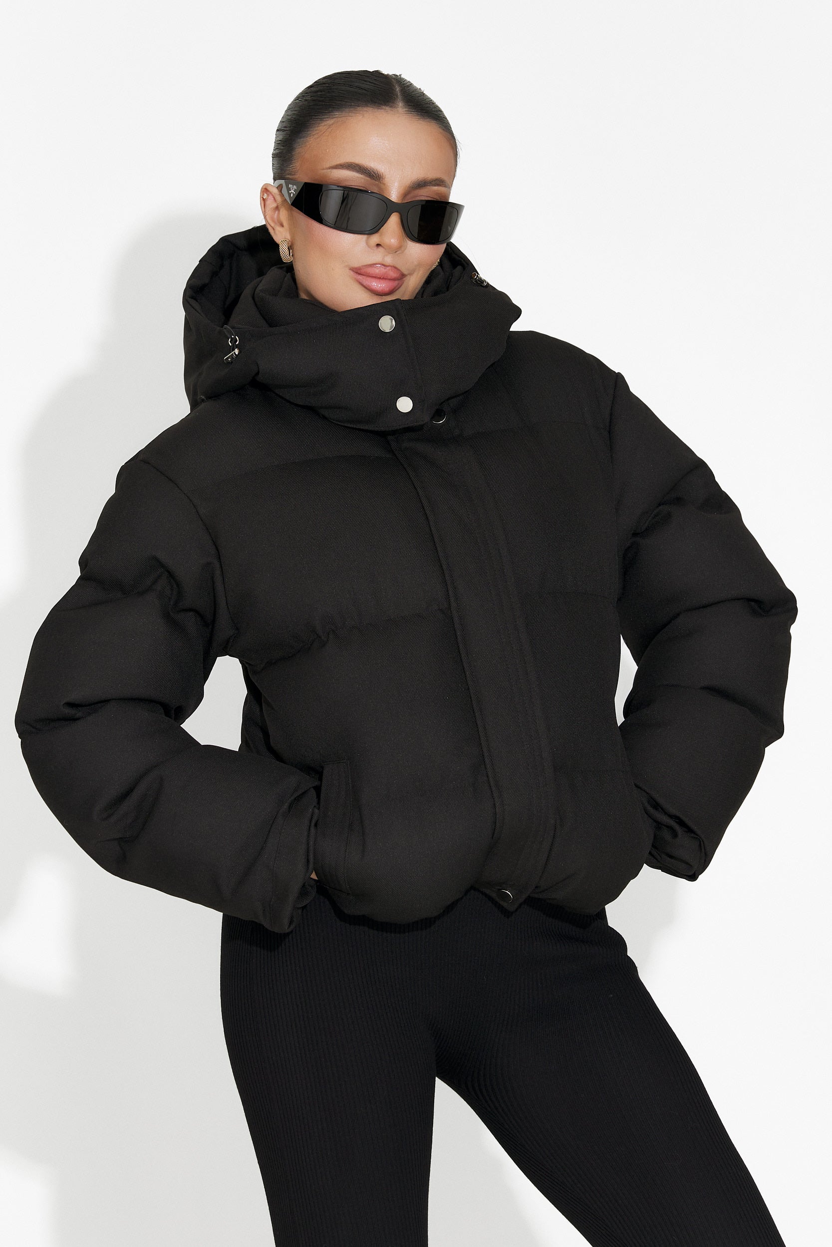 Luisana Bogas Fekete Hétköznapi Női Dzseki