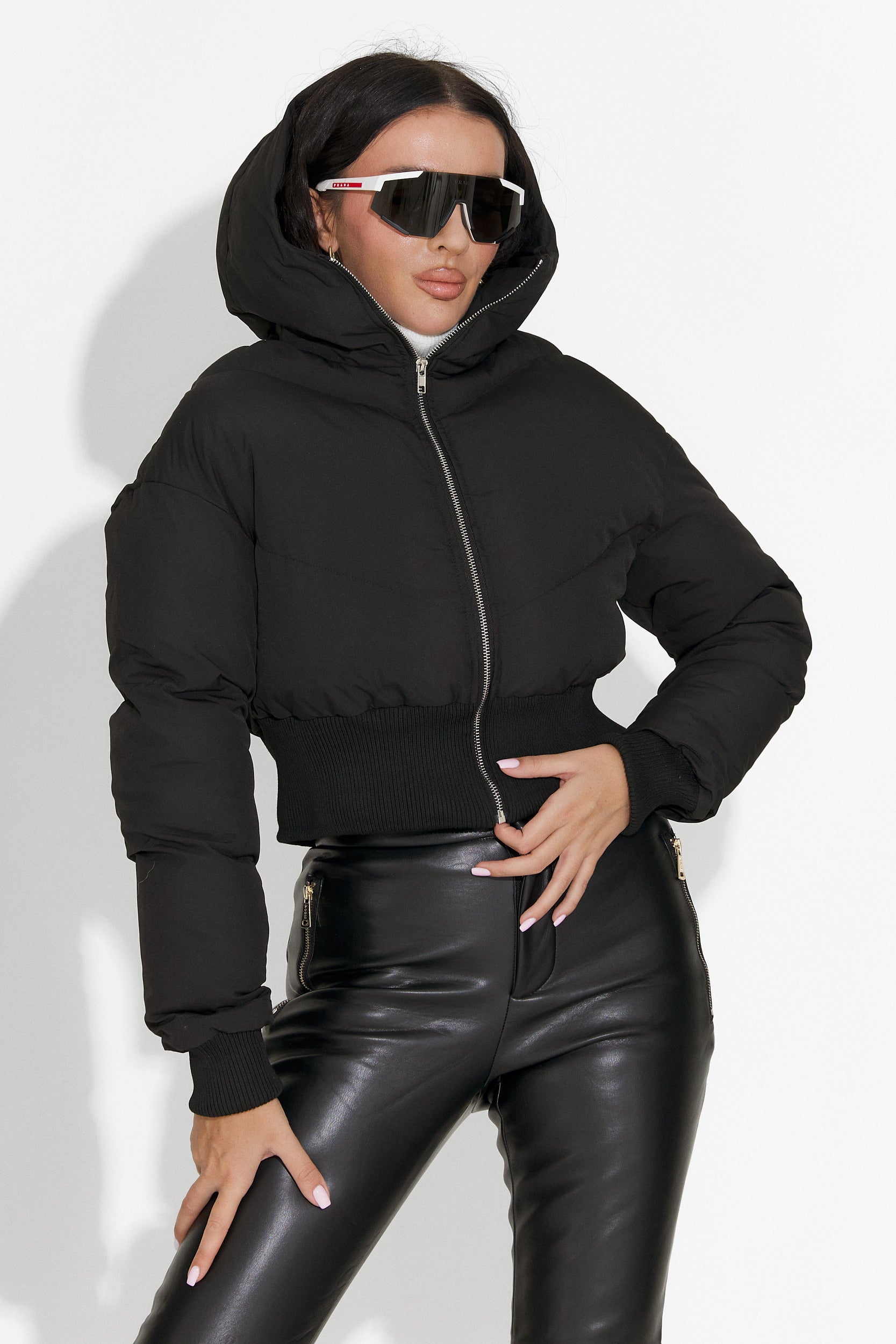 Lumaya Bogas Hétköznapi Fekete Női Dzseki